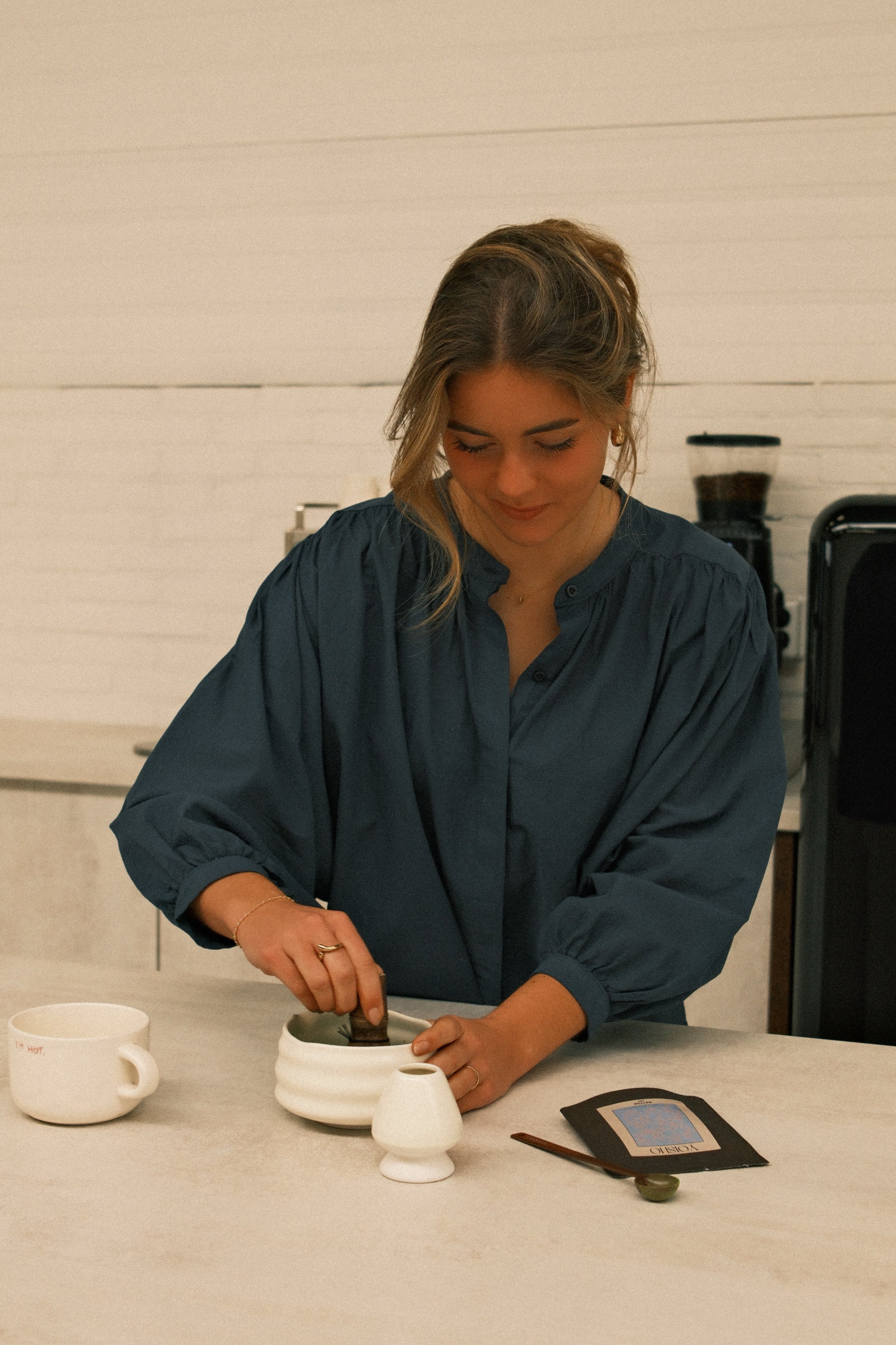 THE NORAH SHIRT NAVY