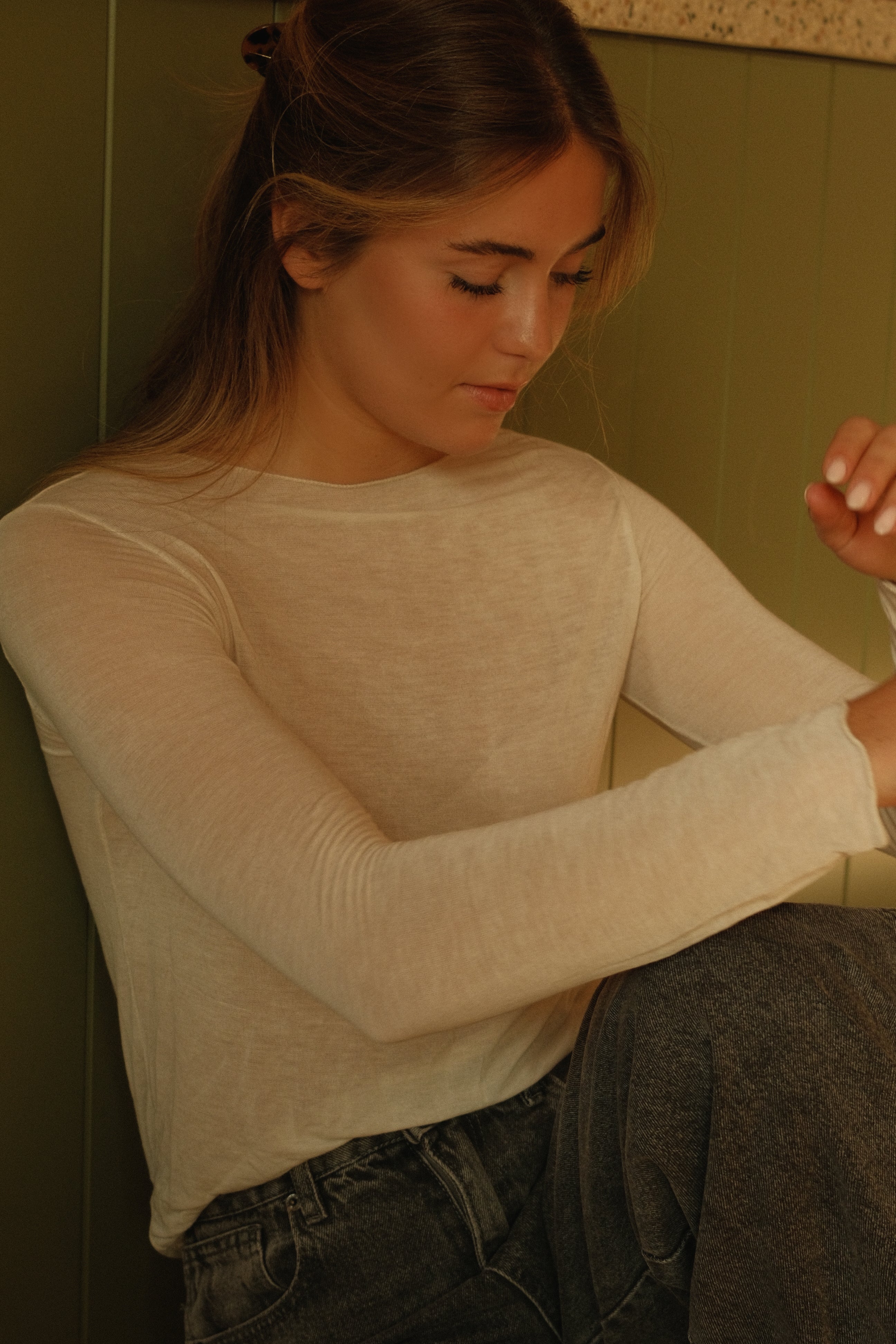 THE CASSIE TOP OFF-WHITE