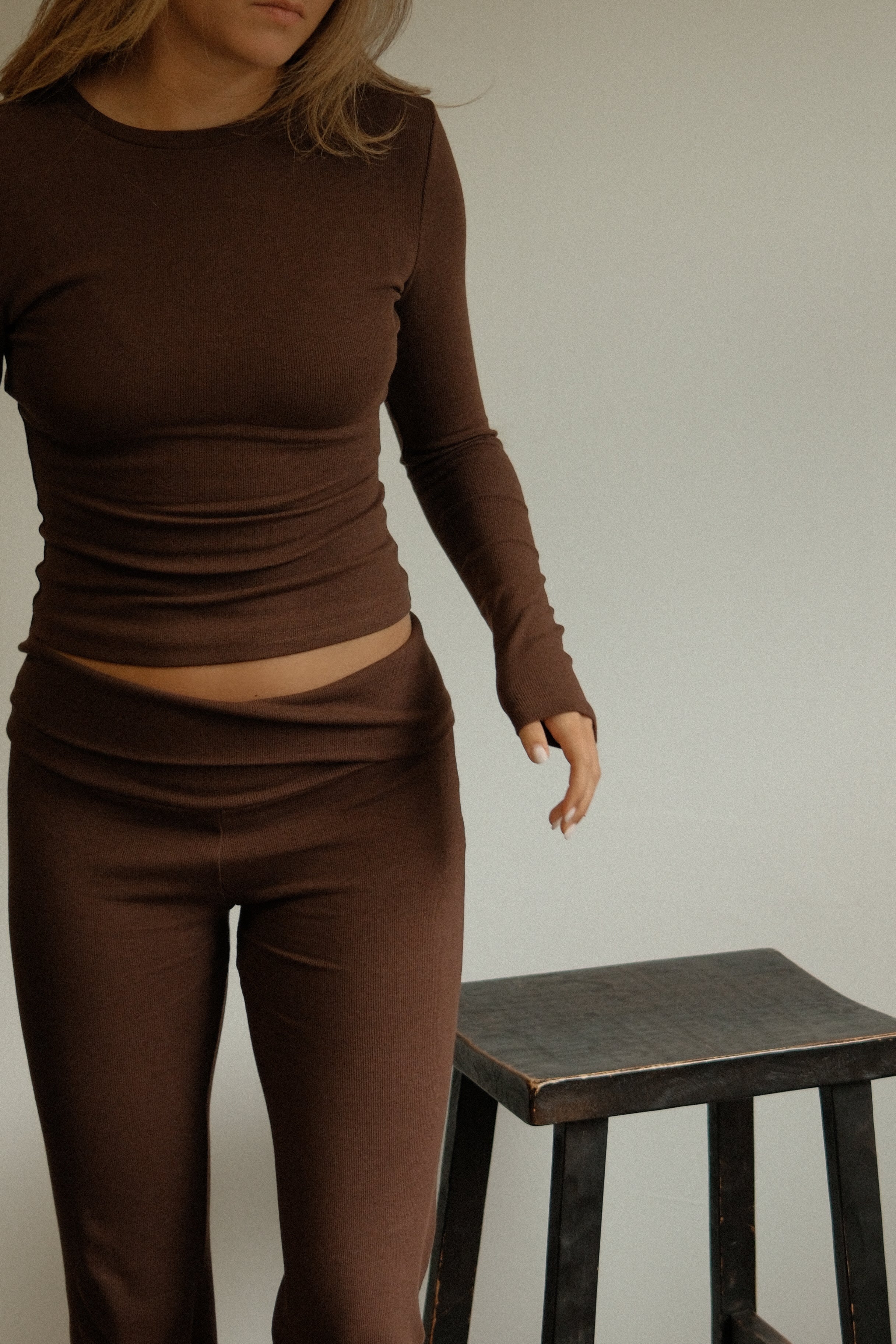 TERRA BASIC LONGSLEEVE CHOCO