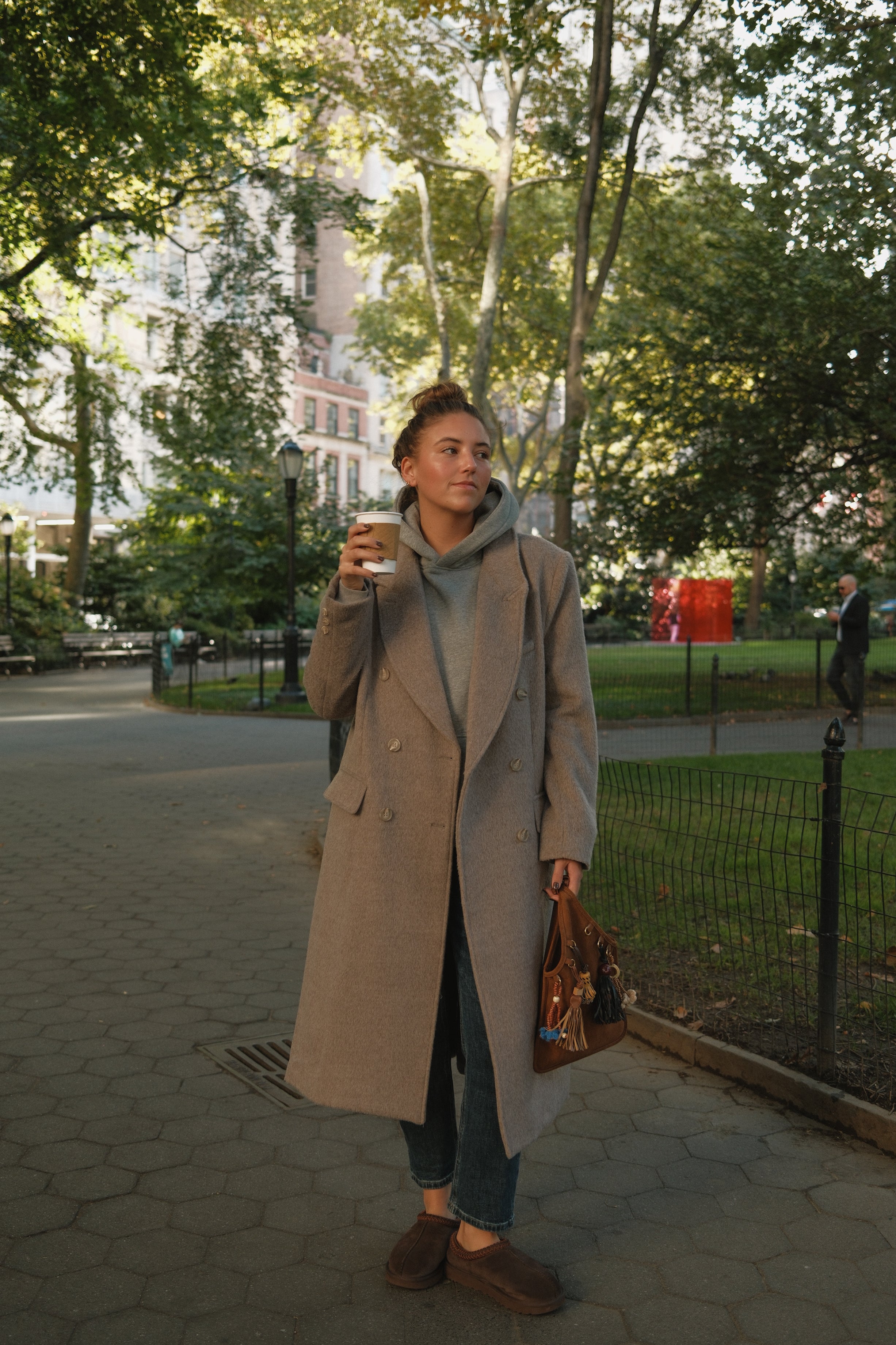 CENTRAL PARK COAT TAUPE