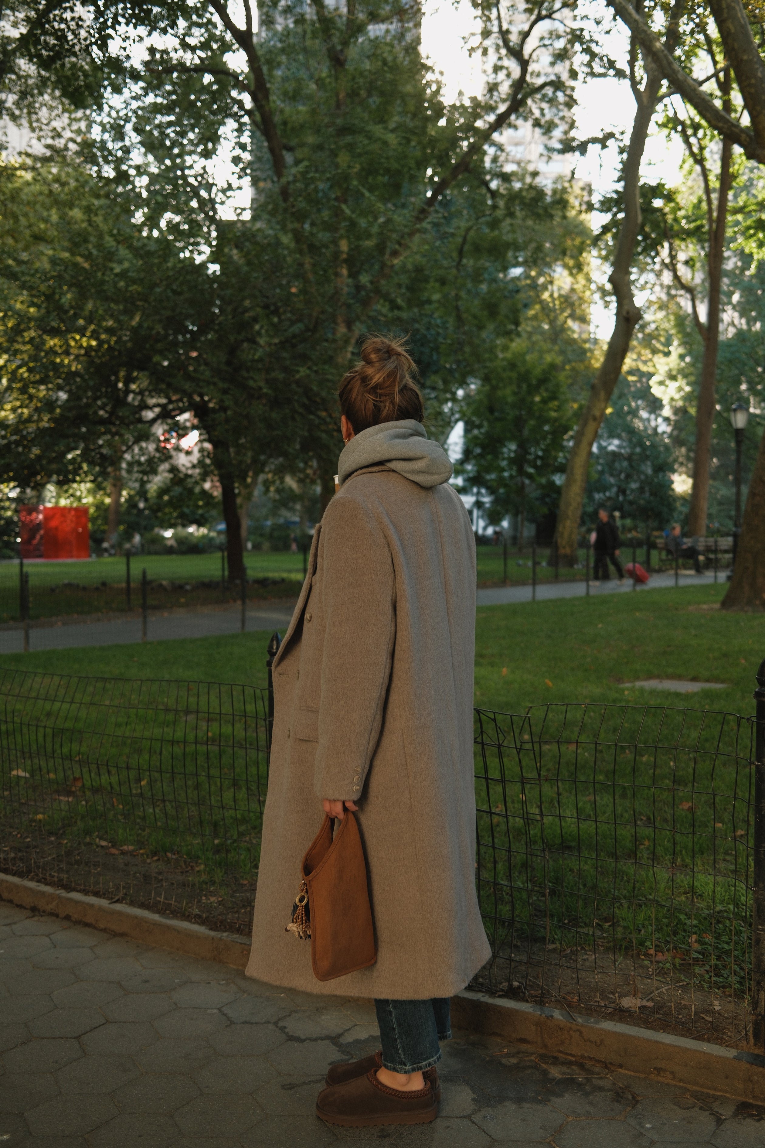 CENTRAL PARK COAT TAUPE