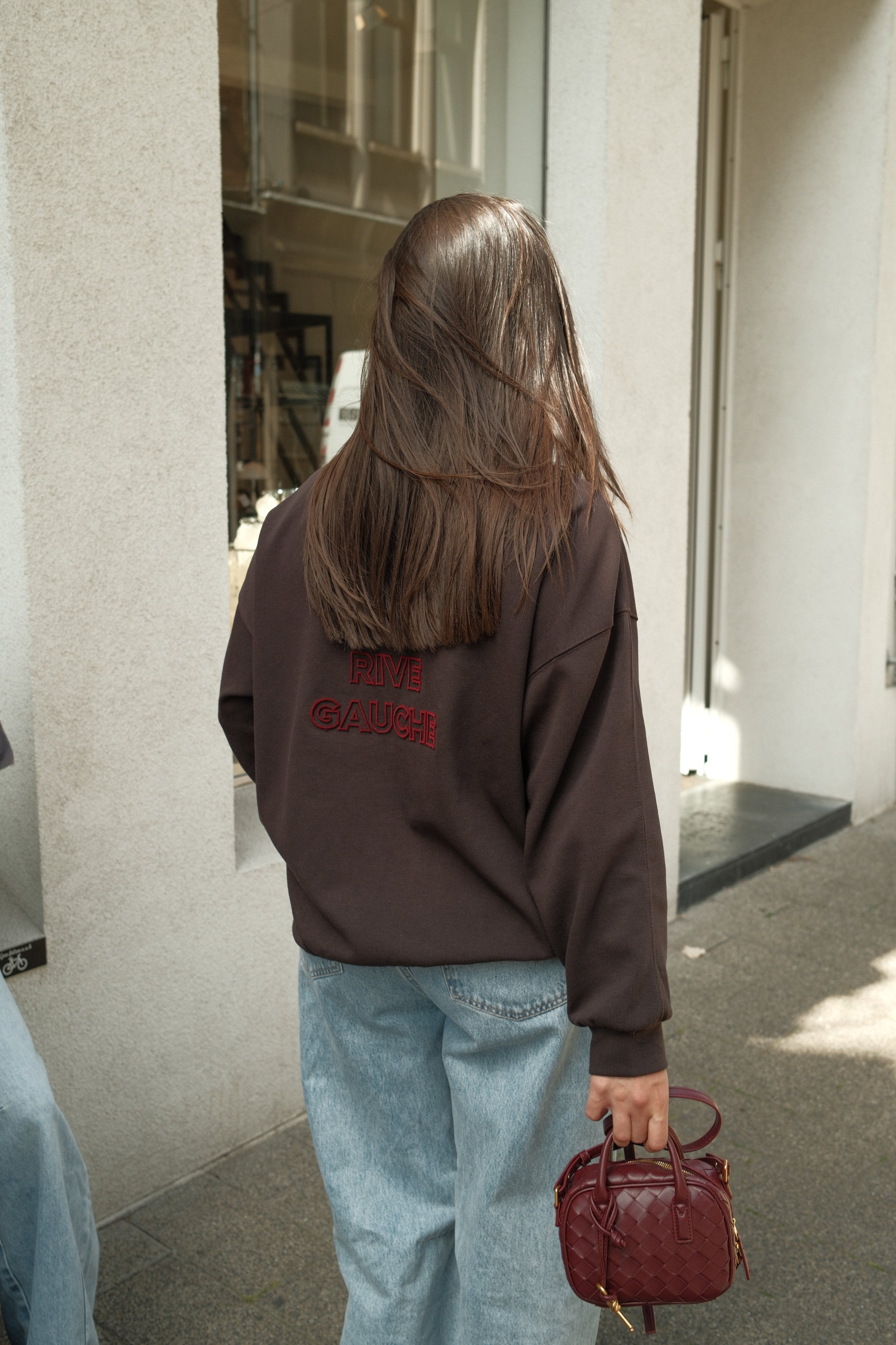 RIVE GAUCHE SWEATER CHOCO