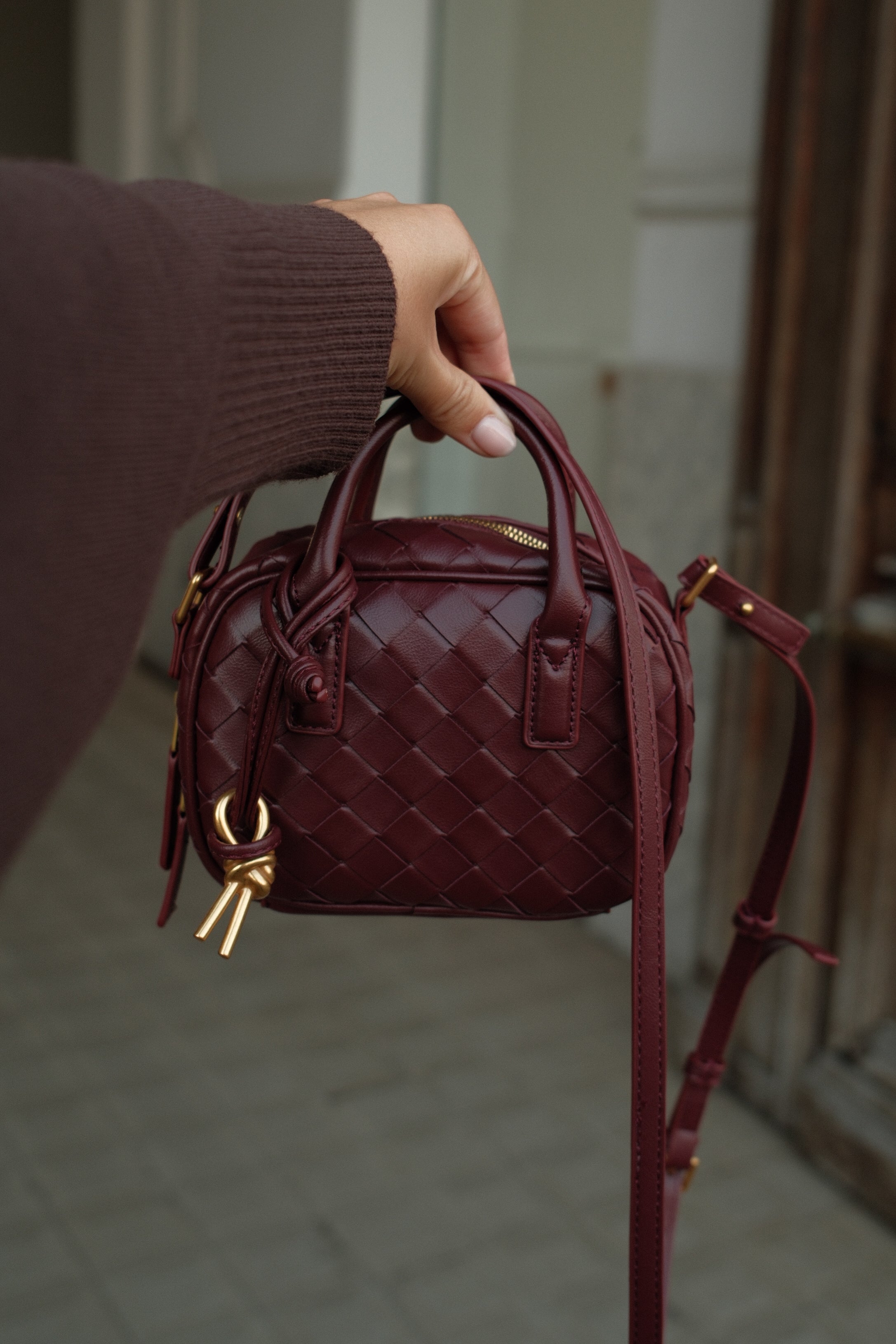 LUNA MINI BAG BORDEAUX