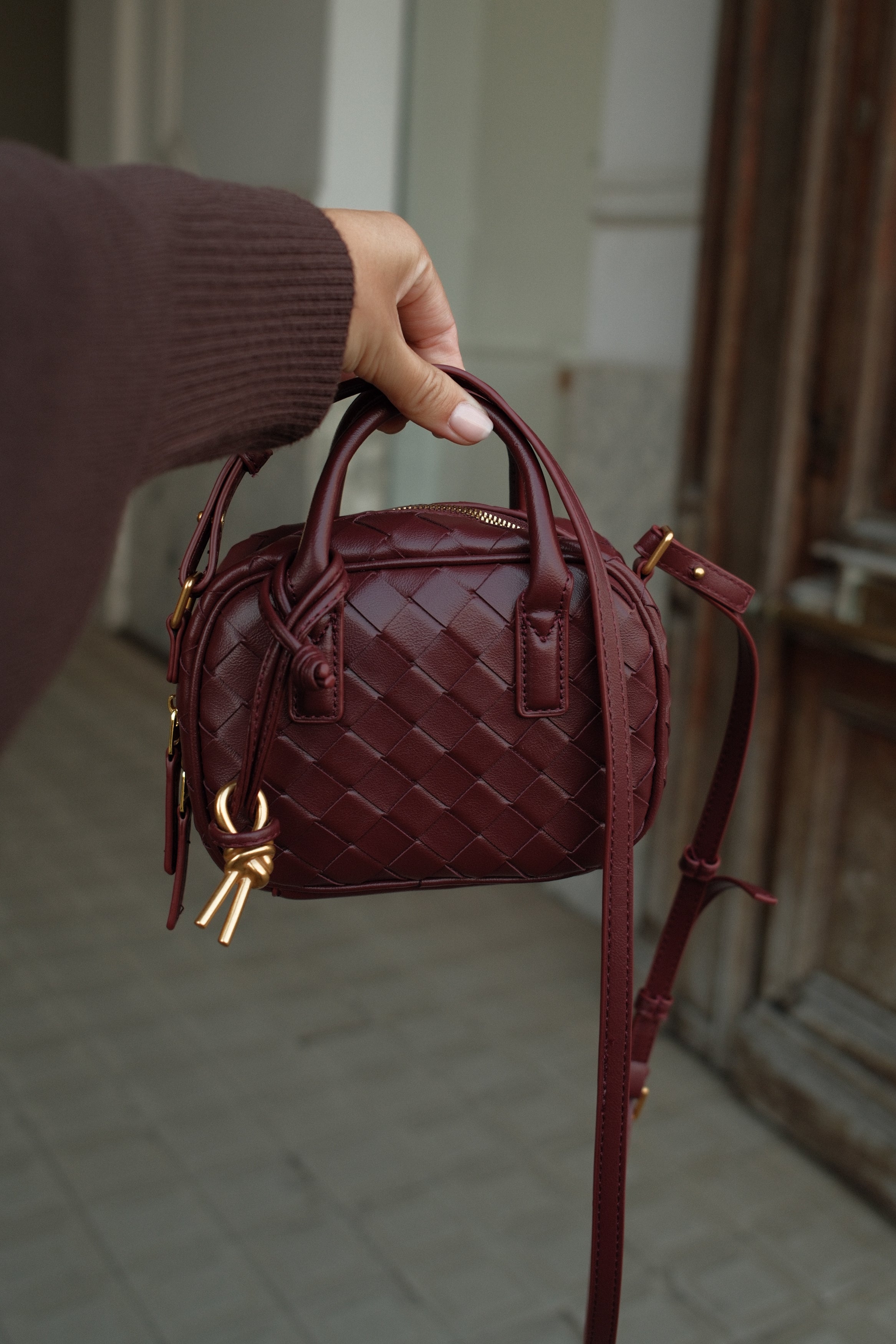LUNA MINI BAG BORDEAUX