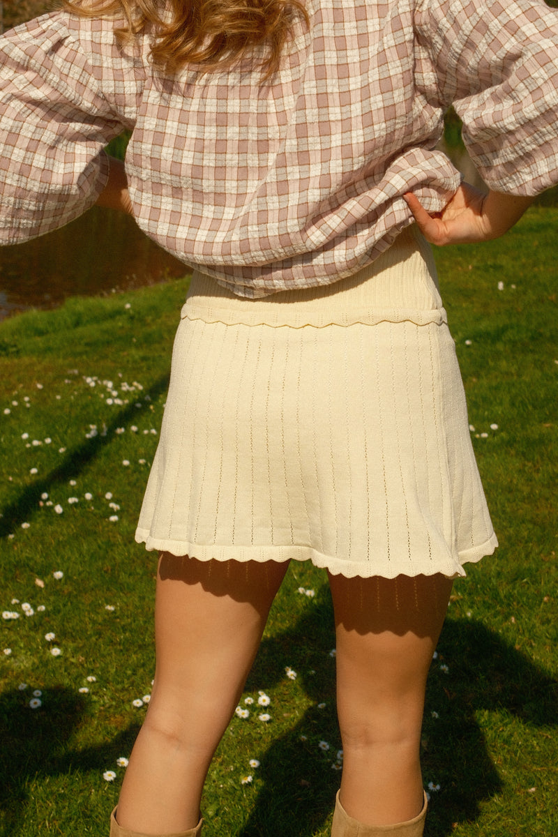 ROSALIE SKIRT BUTTER YELLOW