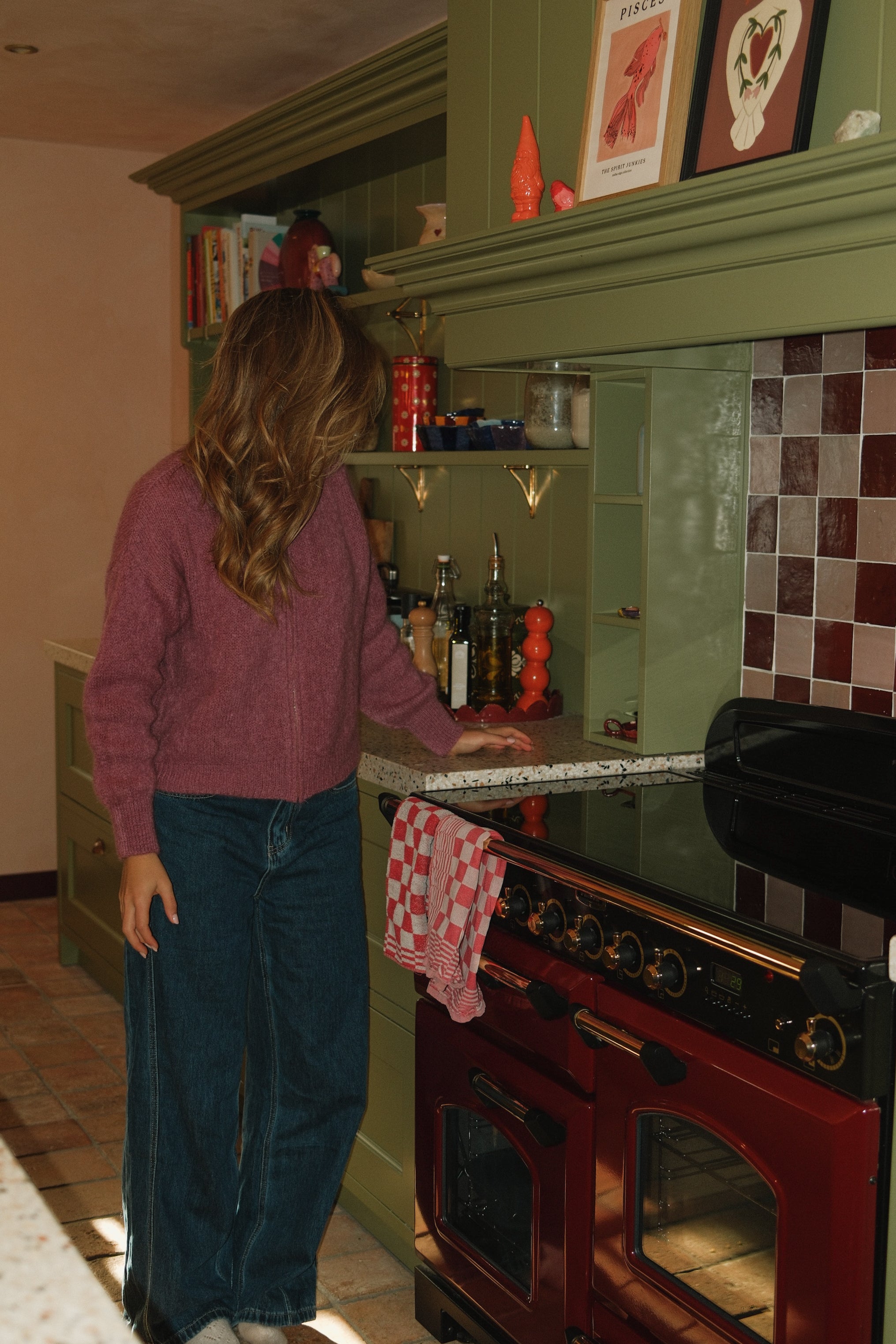 THE SOFIA ZIP CARDIGAN DUSTY ROSE