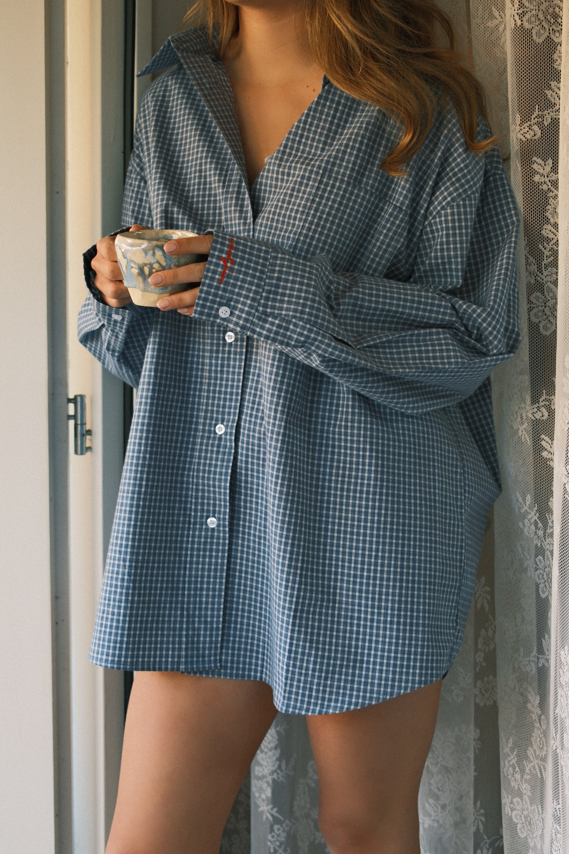 SIGNATURE ATELJEE SHIRT BLUE