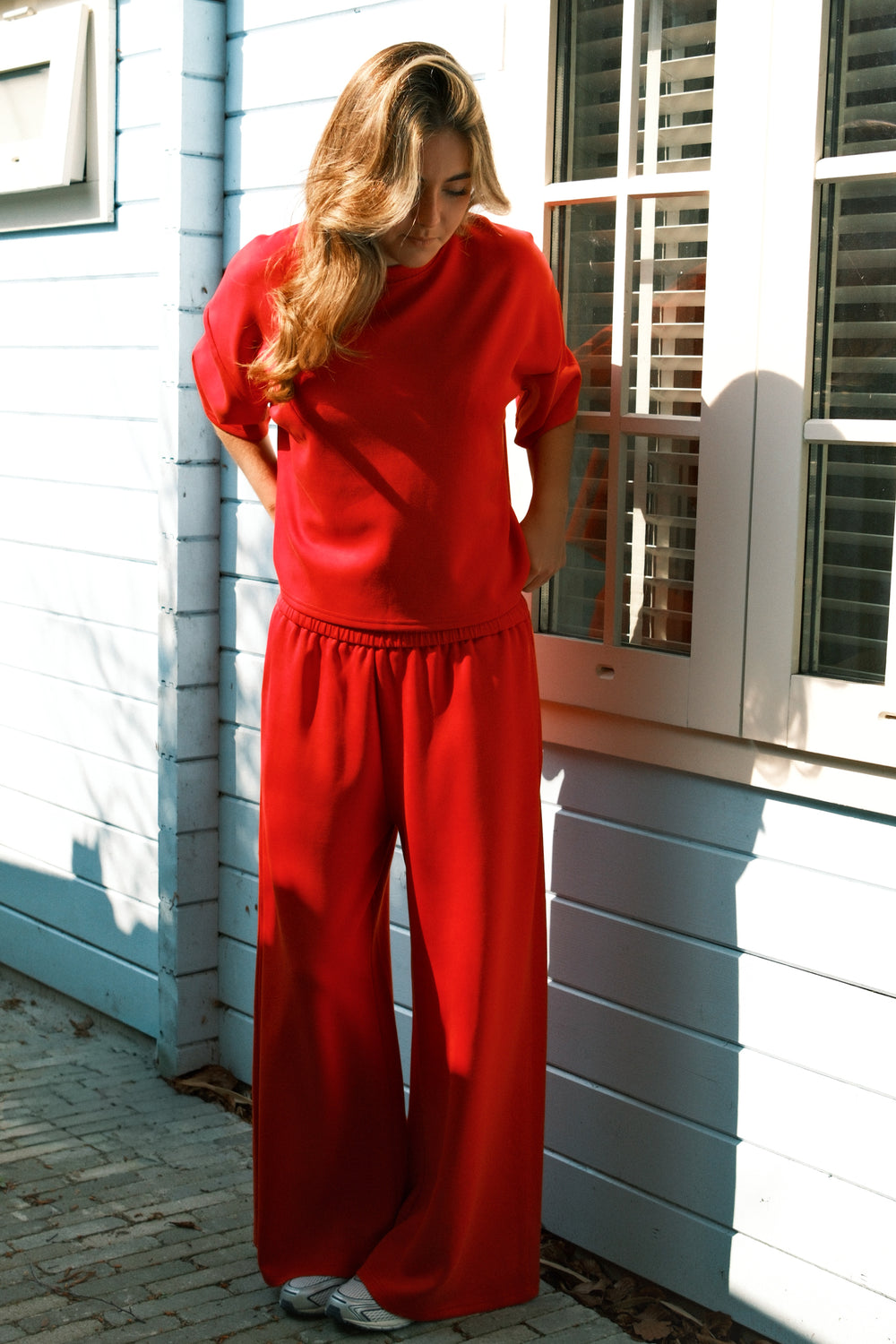 WIDE ATELJEE SET RED