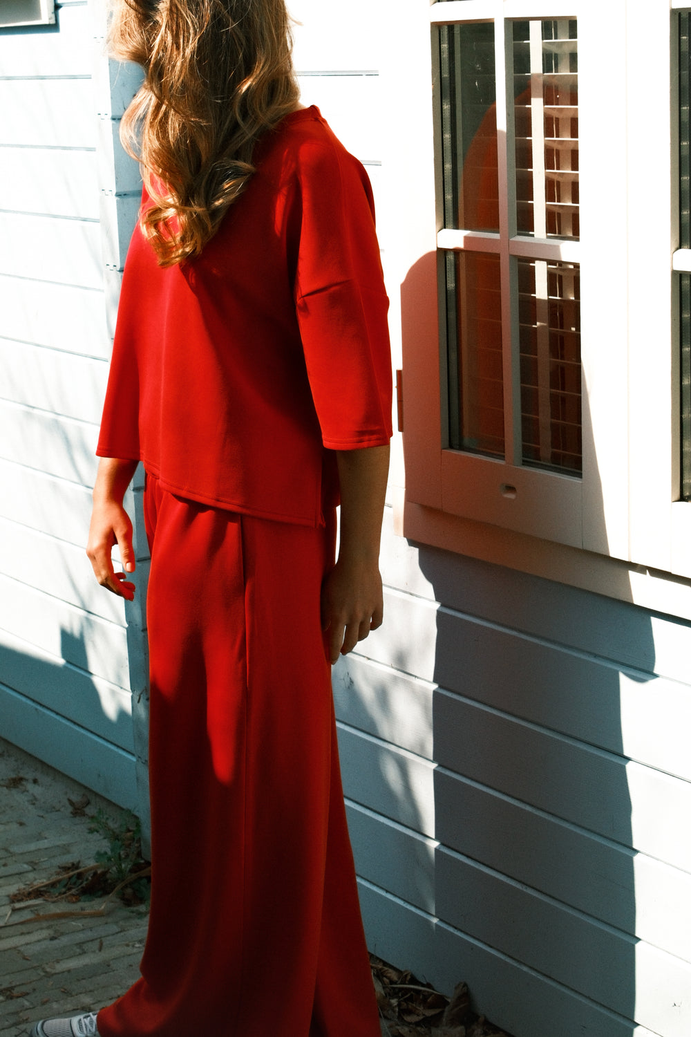WIDE ATELJEE SET RED