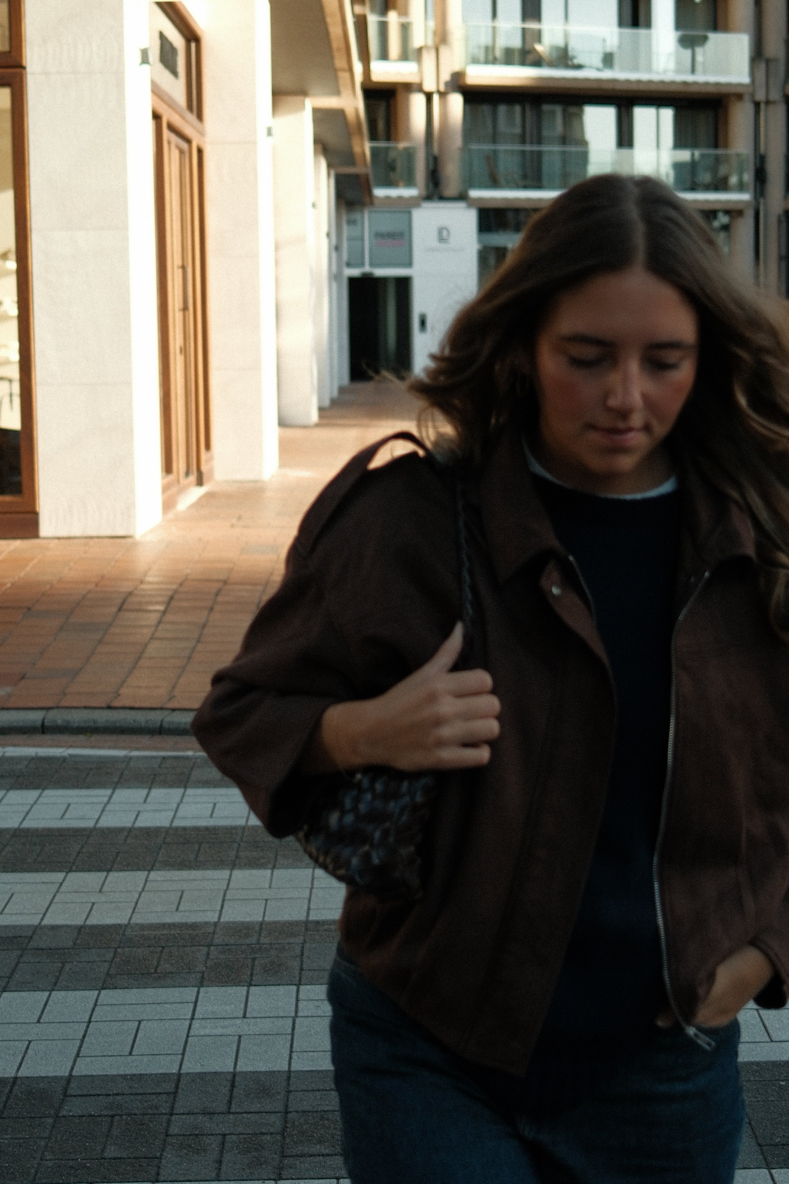 BOMBER SUEDE CHOCO