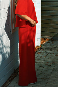 WIDE ATELJEE JOGGER RED