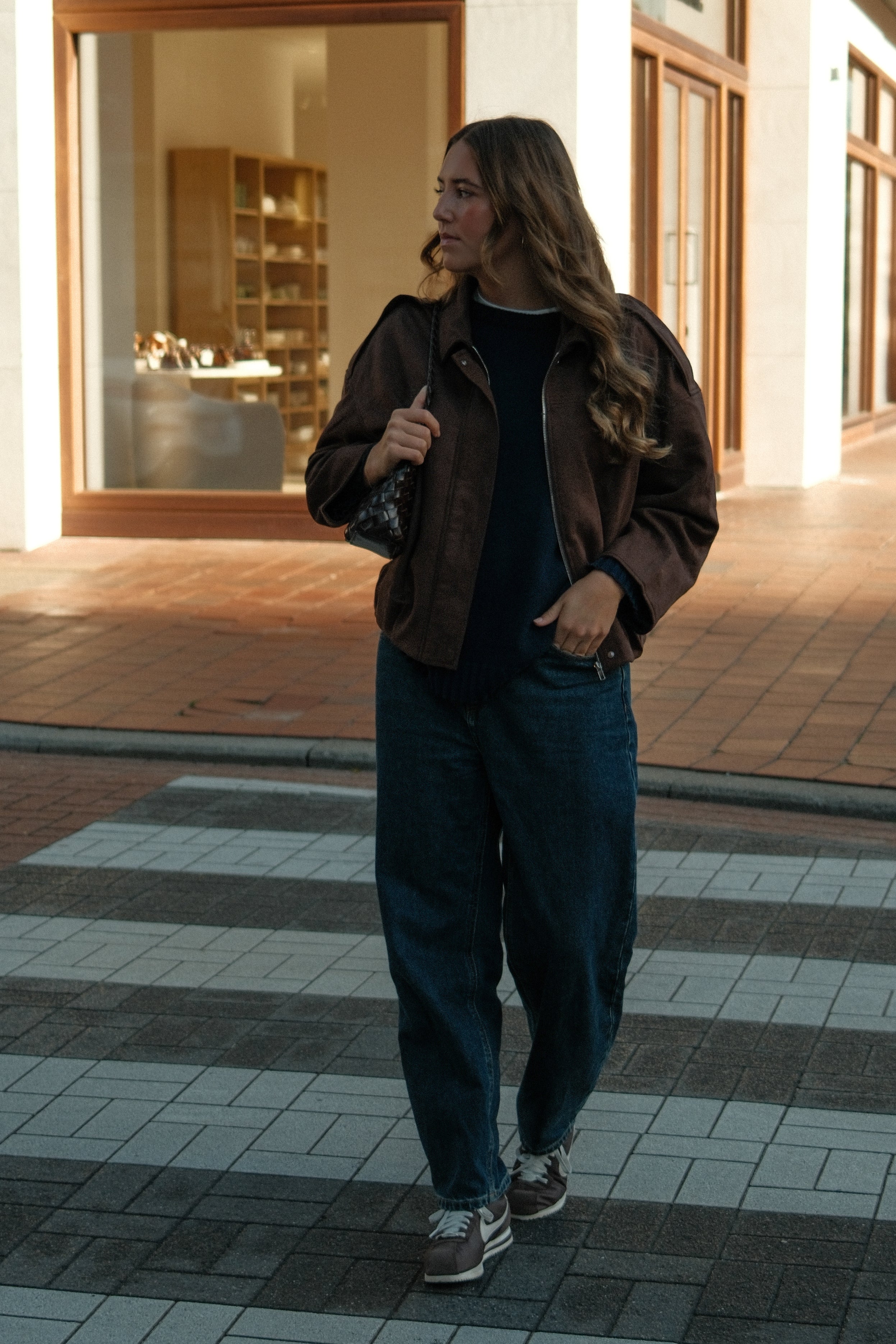 BOMBER SUEDE CHOCO