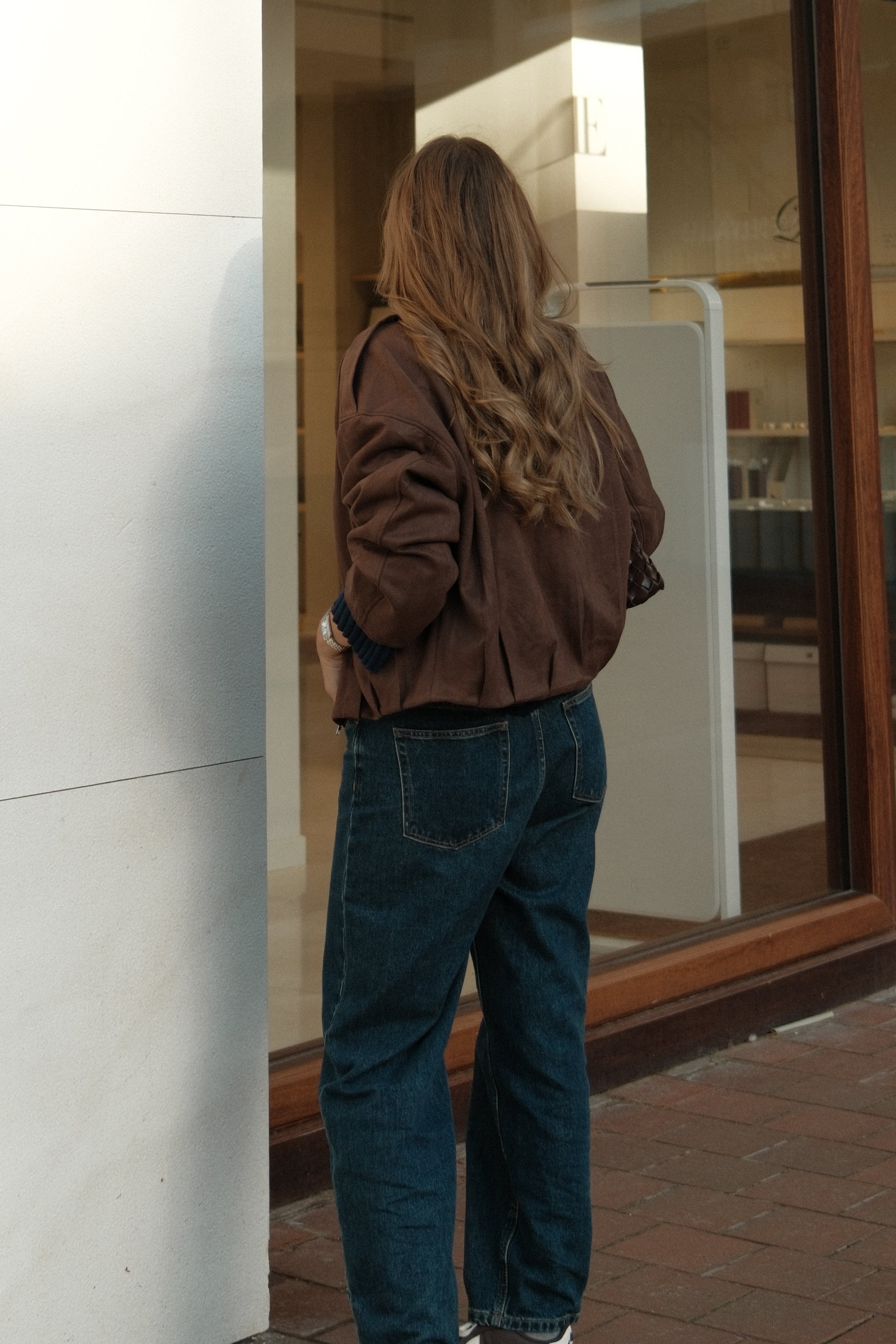 BOMBER SUEDE CHOCO