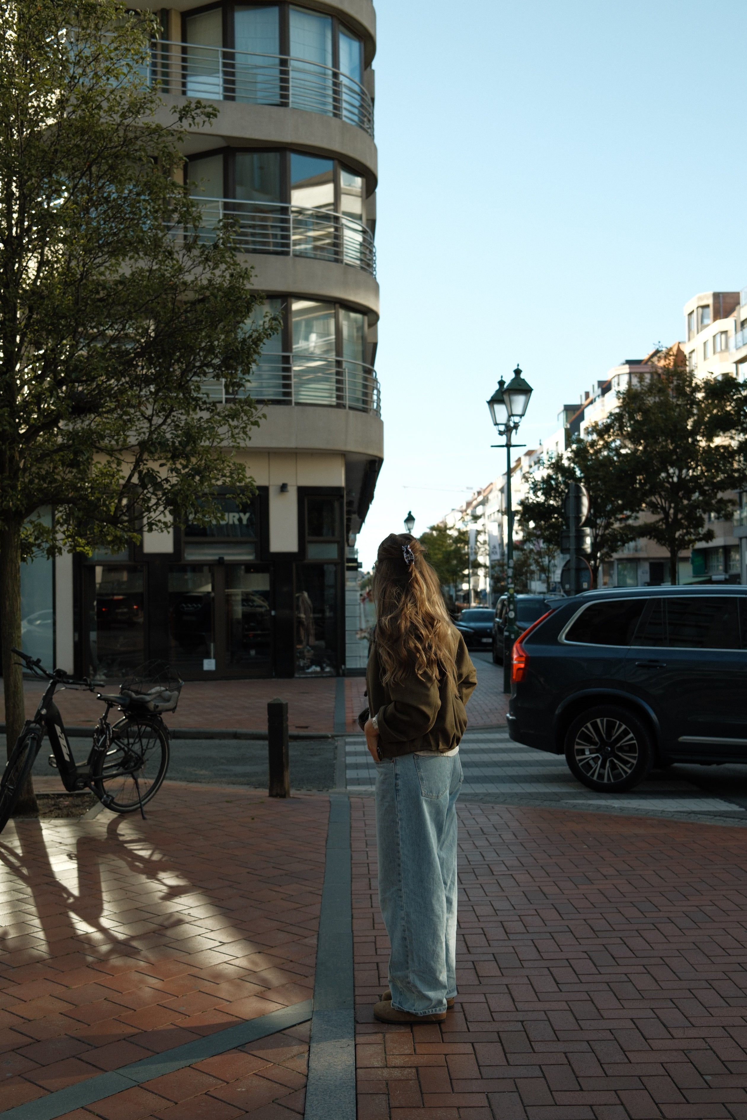 BOMBER SUEDE ARMY GREEN