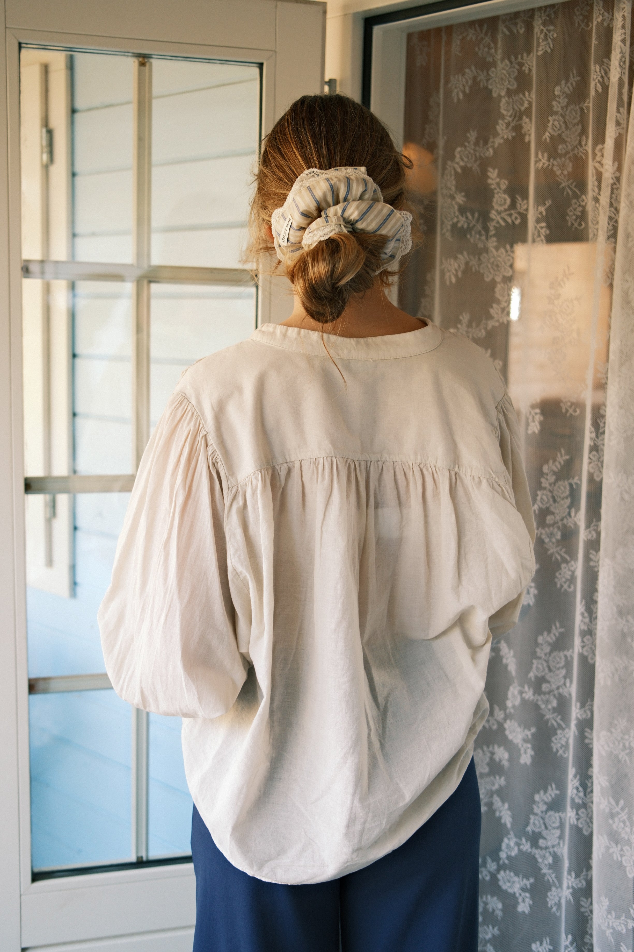 THE LUCY STRIPE SCRUNCHIE