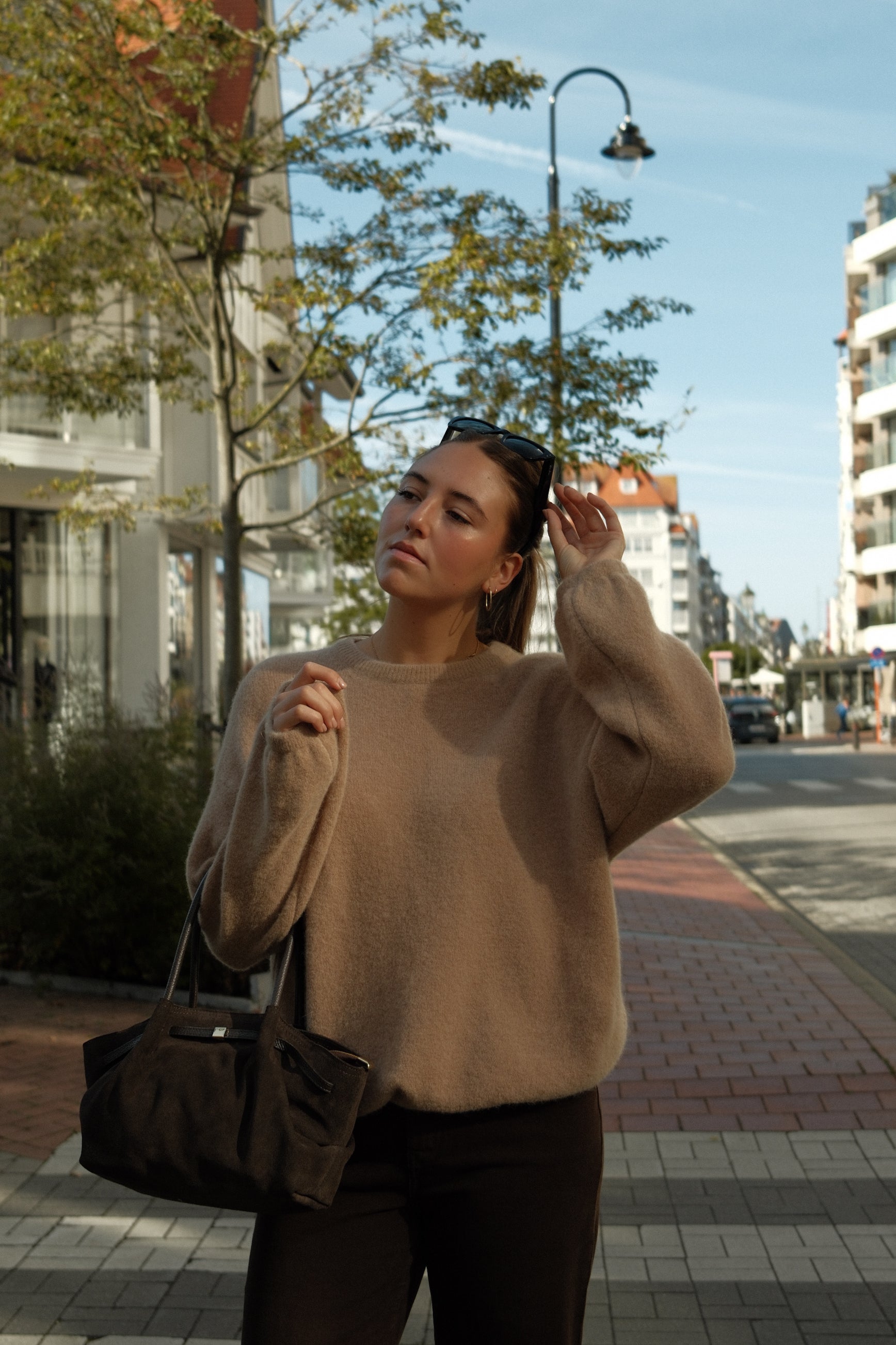 ESSENTIAL SARAH KNIT CAMEL