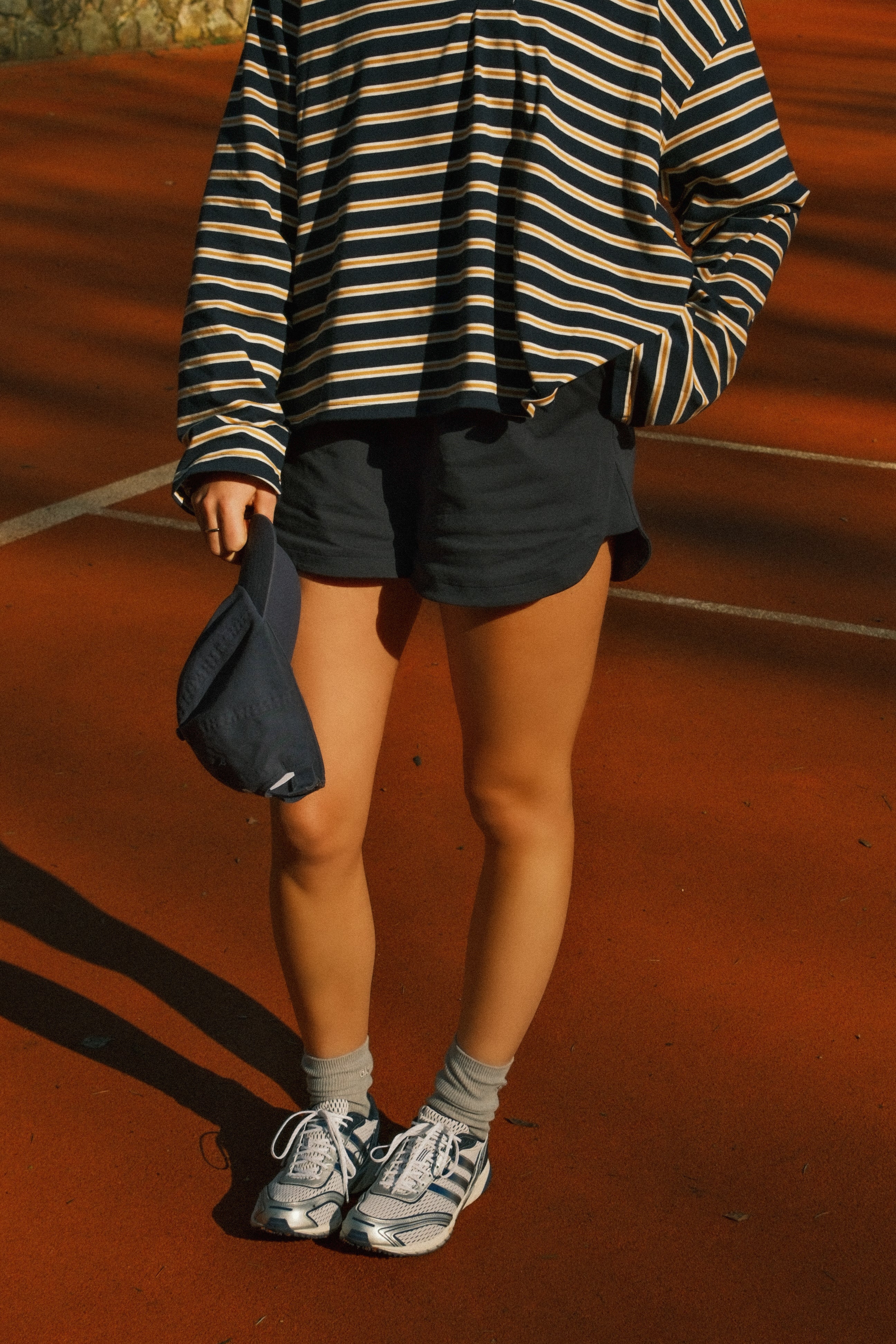 STRIPED HAILEY POLO NAVY