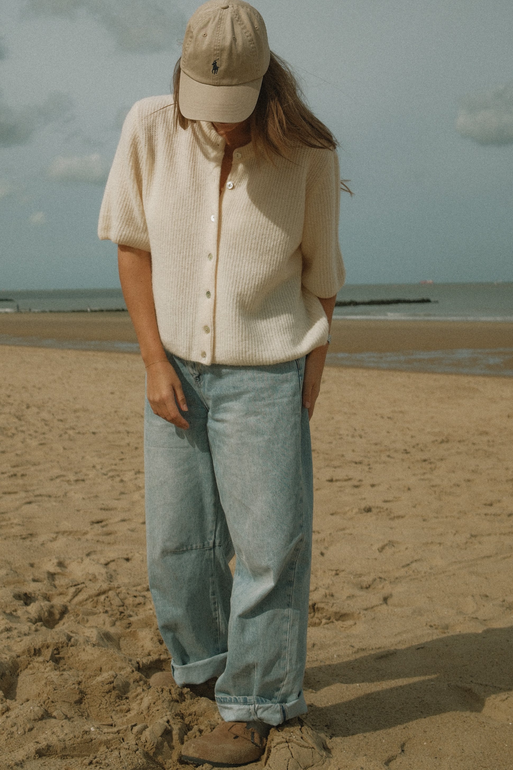 THE AMARA CARDIGAN OFF-WHITE
