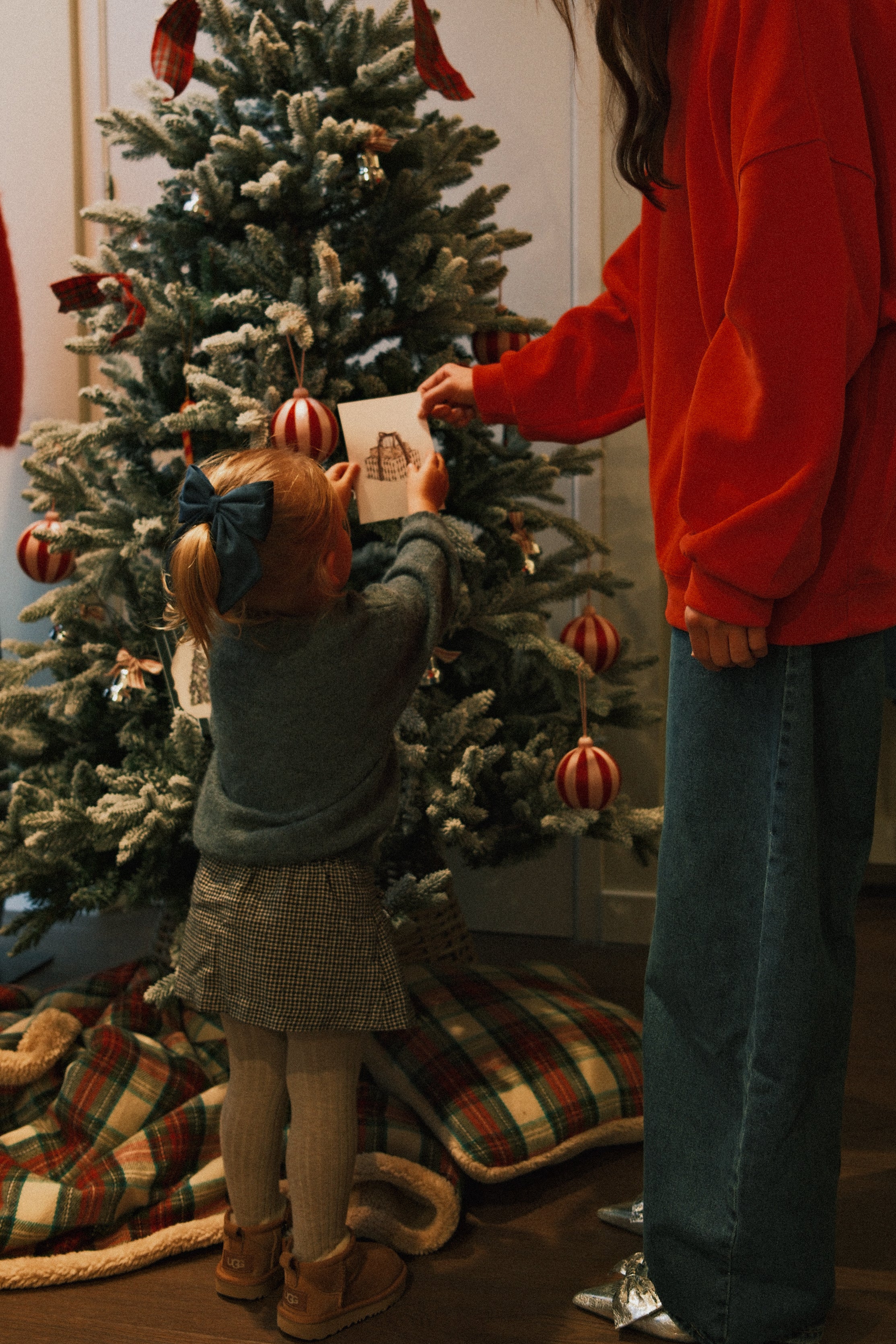 OVERSIZED WINTER SWEATER RED