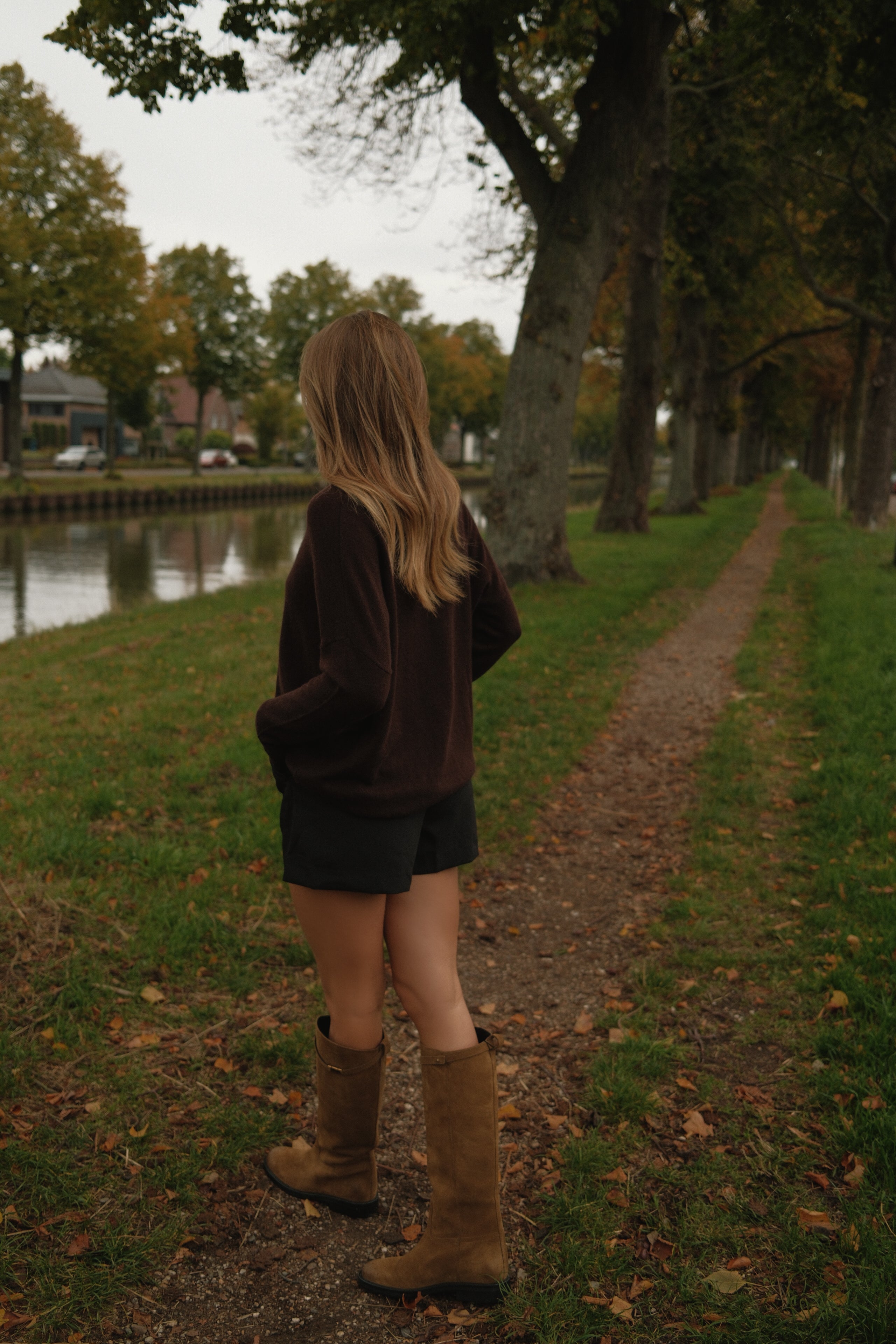CASHMERE U.E.S. KNIT CHOCO