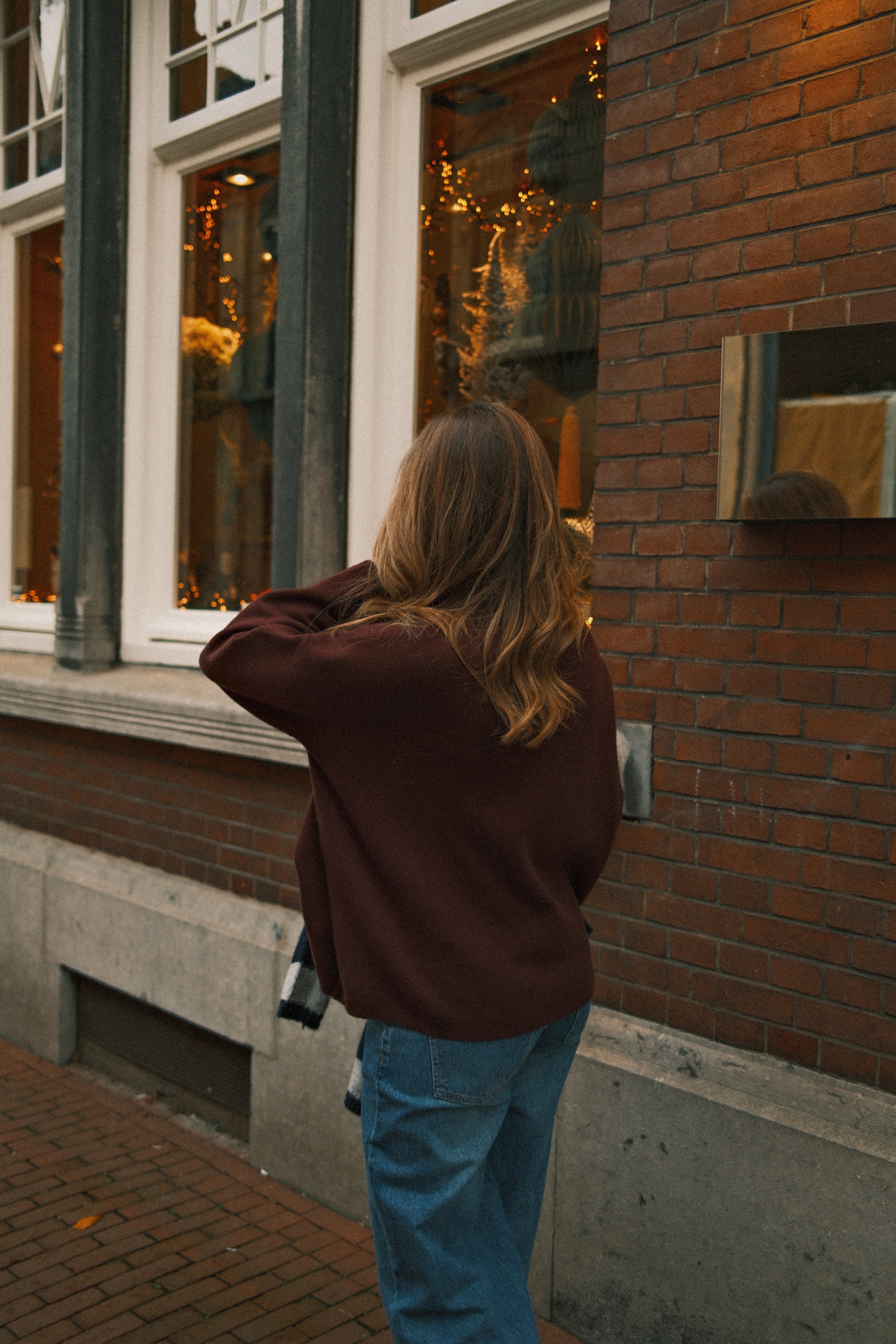 OVERSIZED ELLE SWEATER BORDEAUX
