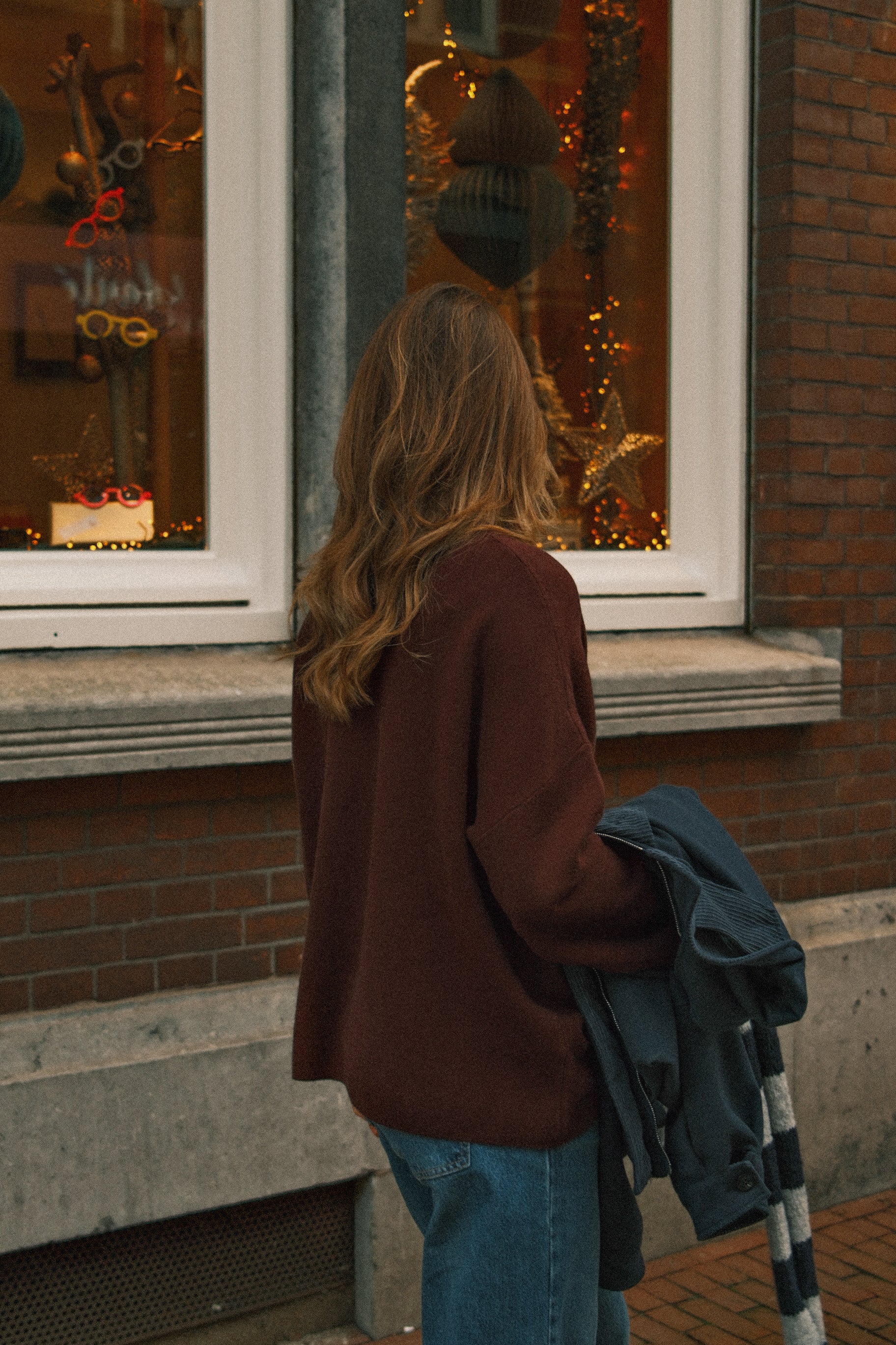 OVERSIZED ELLE SWEATER BORDEAUX