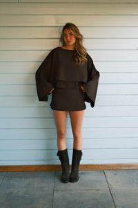 CHARLOTTE TOP CHOCO