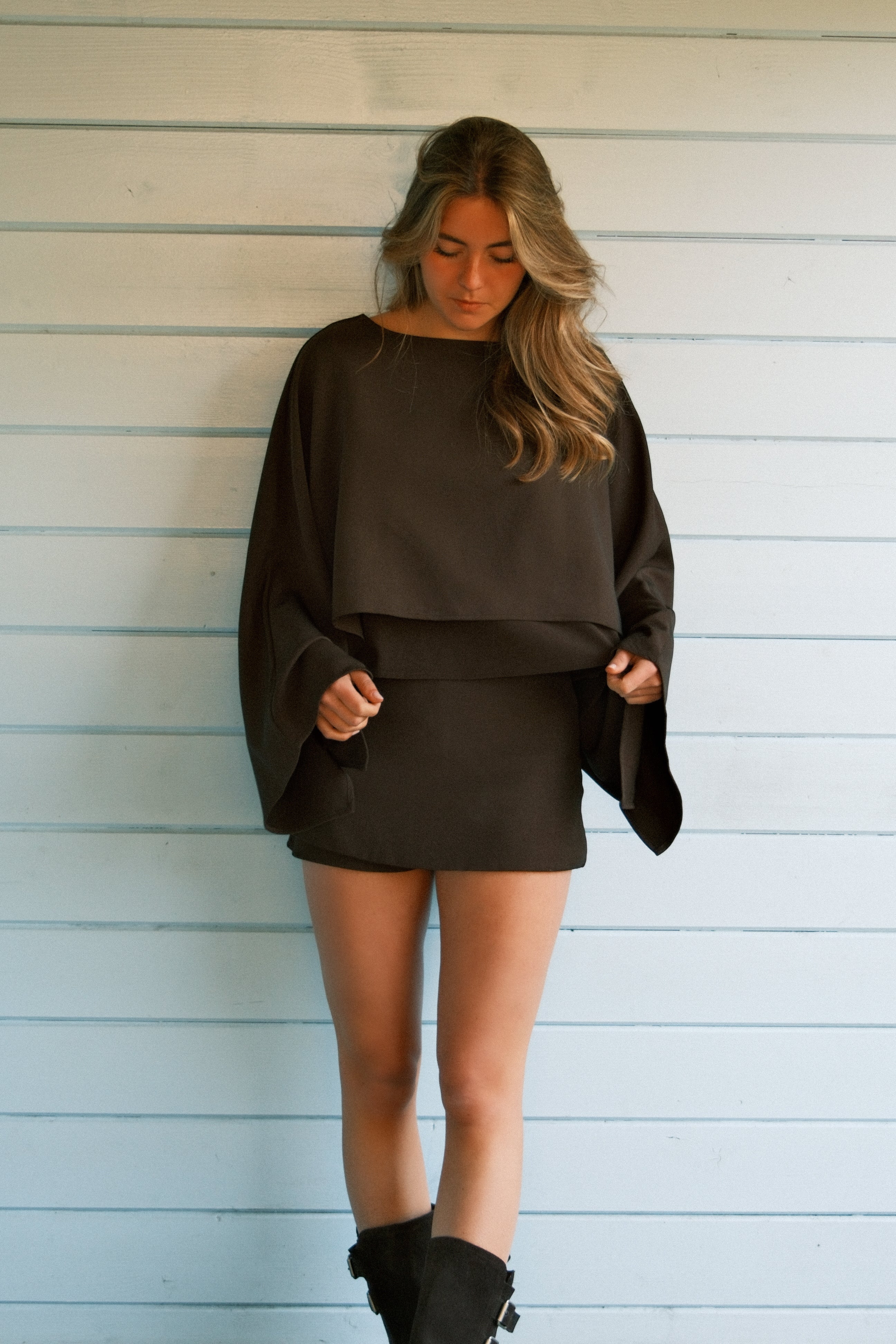 CHARLOTTE SKIRT CHOCO