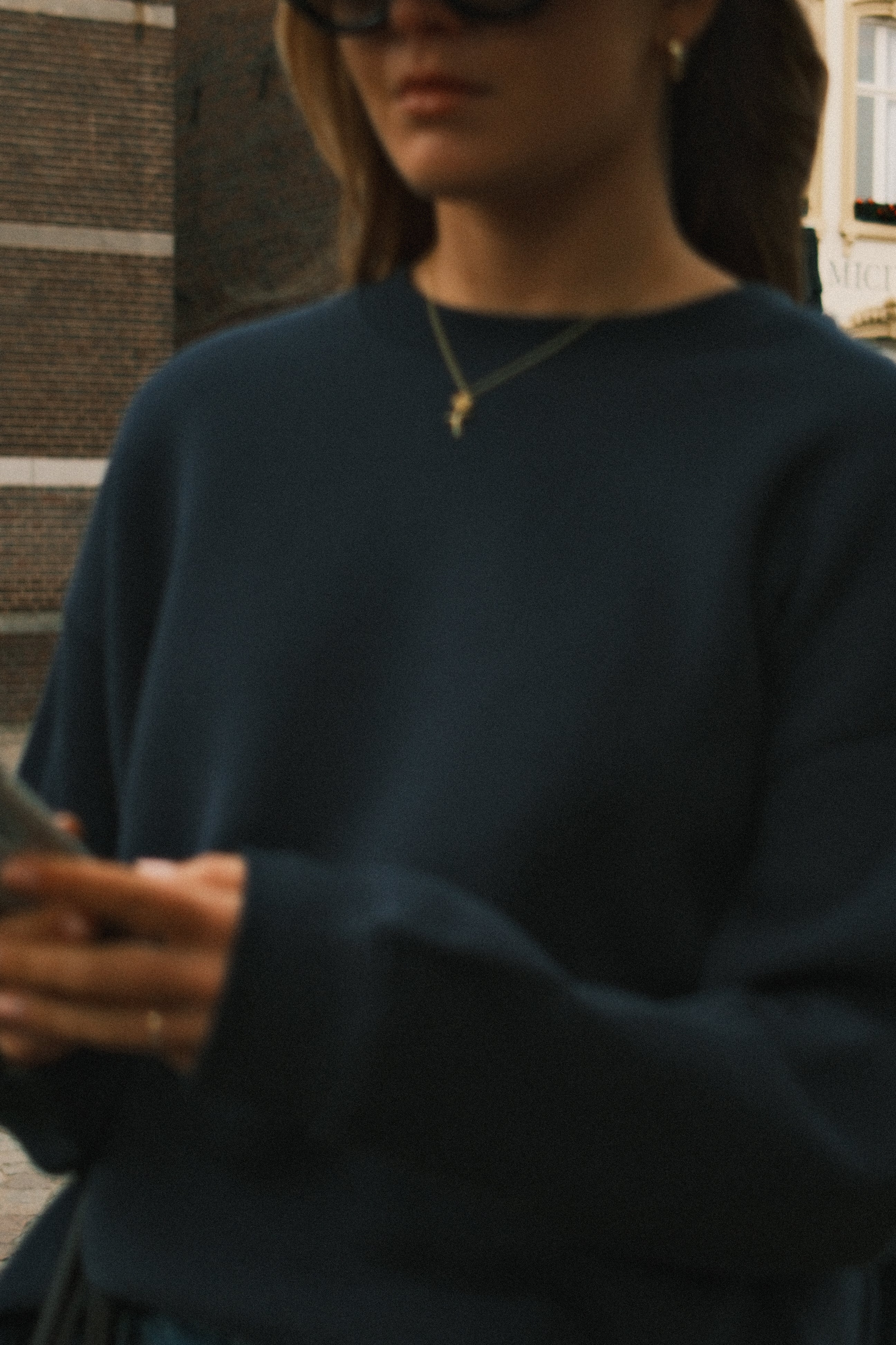 OVERSIZED MAE SWEATER NAVY