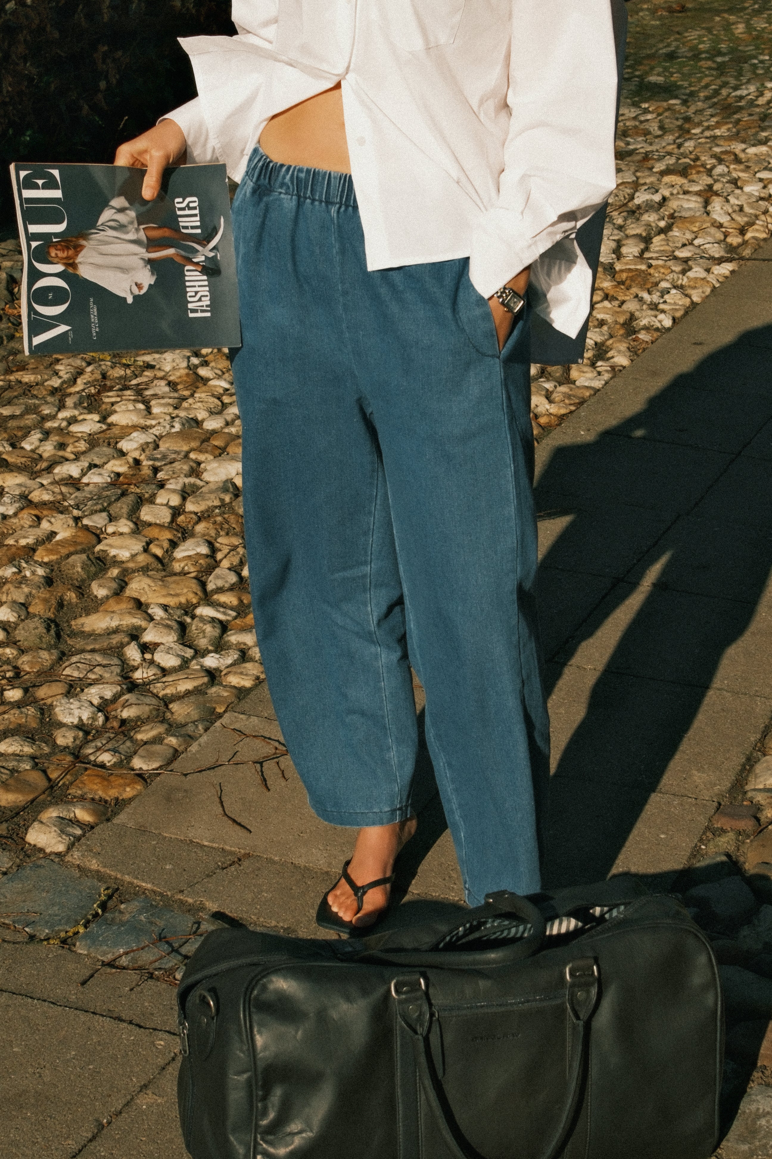 DENIM MAYA PANTS