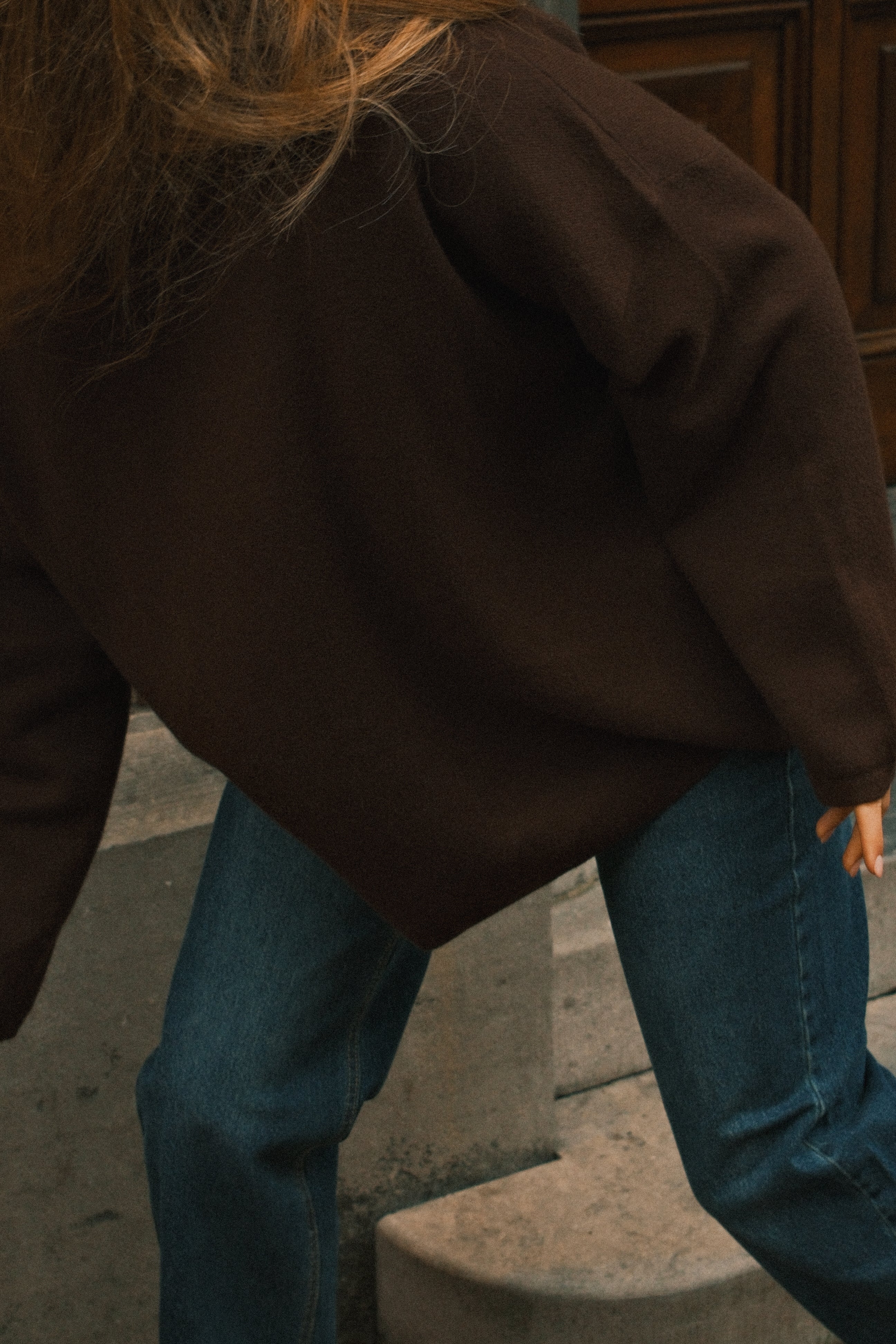 OVERSIZED ELLE SWEATER CHOCO