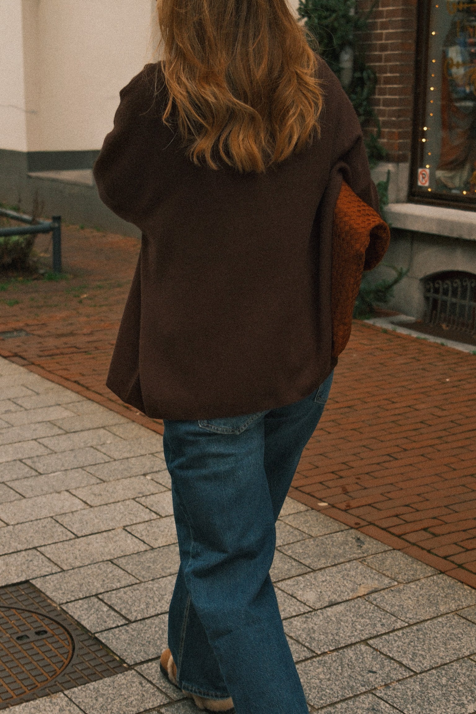 OVERSIZED ELLE SWEATER CHOCO