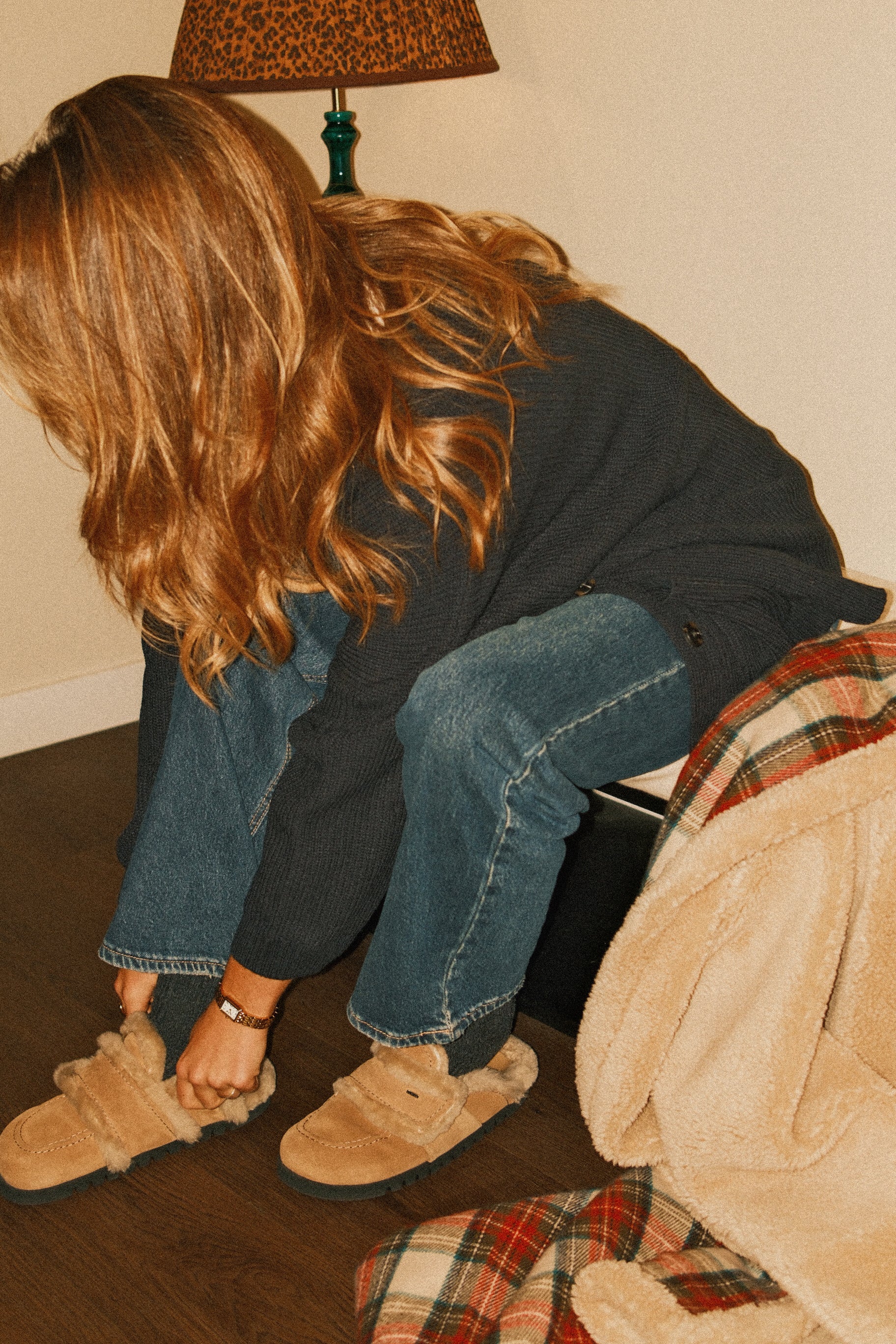 OVERSIZED LAUREN CARDIGAN NAVY