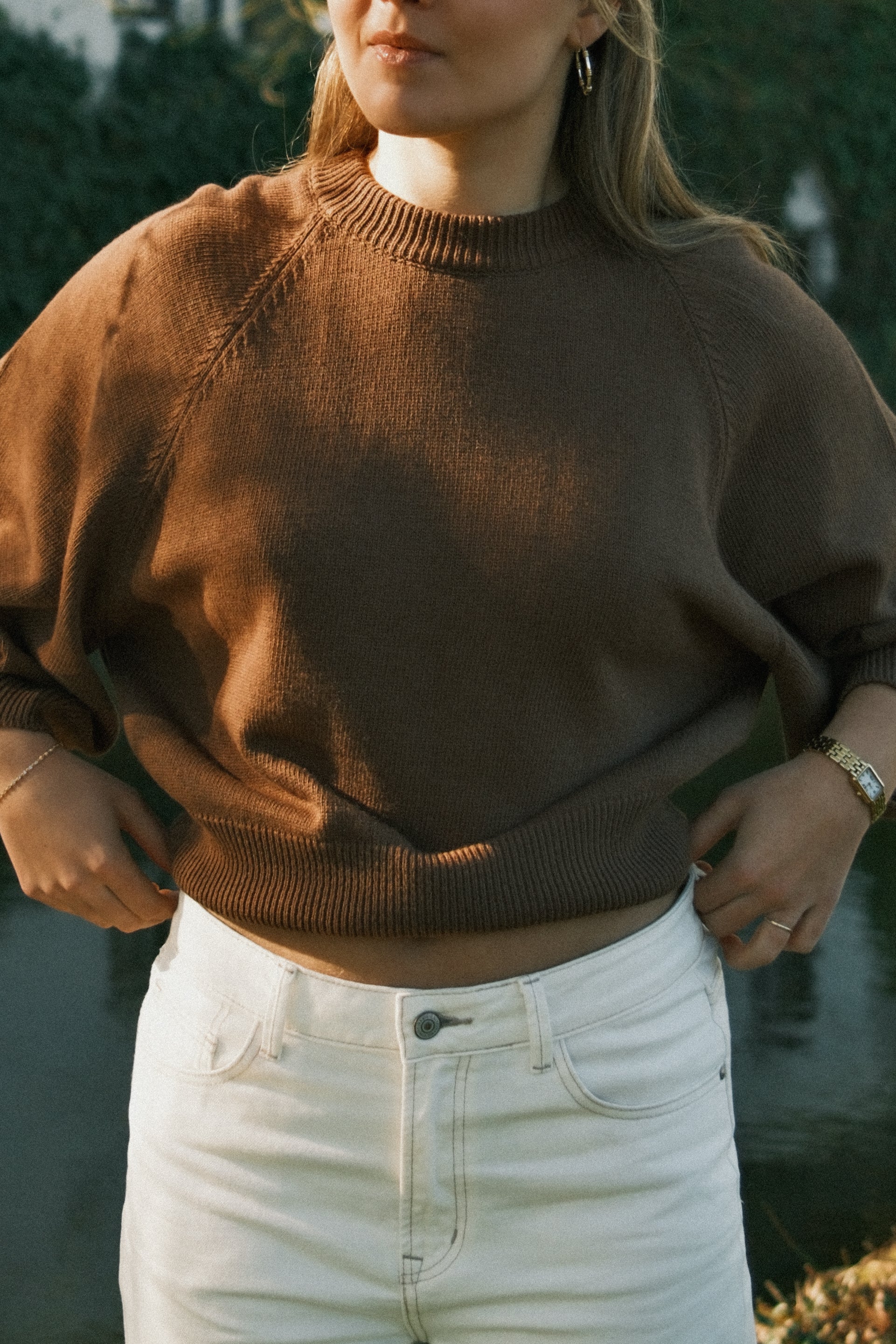 THE COTTON SAAR KNIT CHOCO