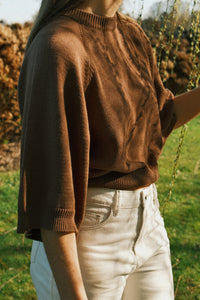 THE COTTON SAAR KNIT CHOCO