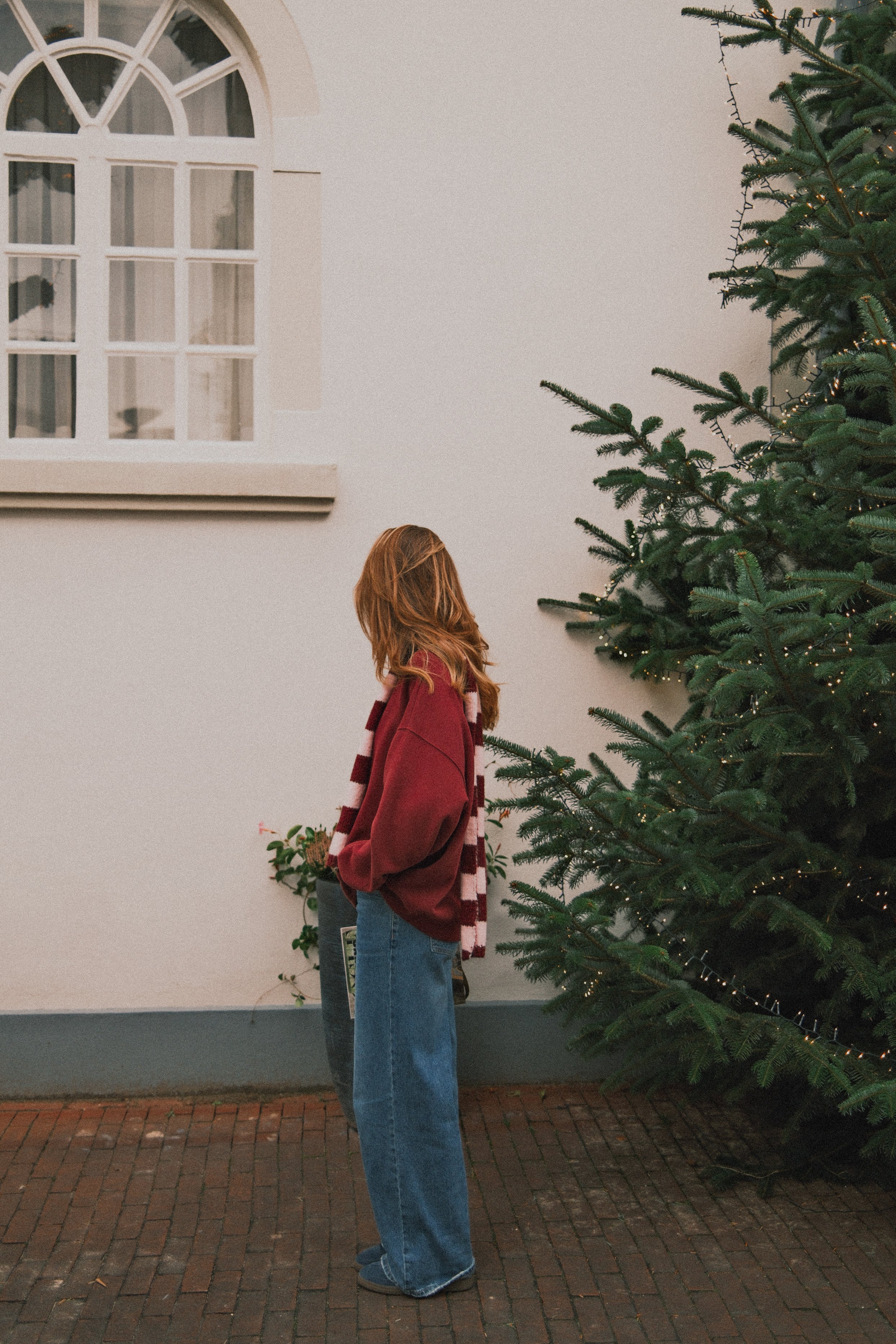 OVERSIZED WINTER SWEATER BORDEAUX