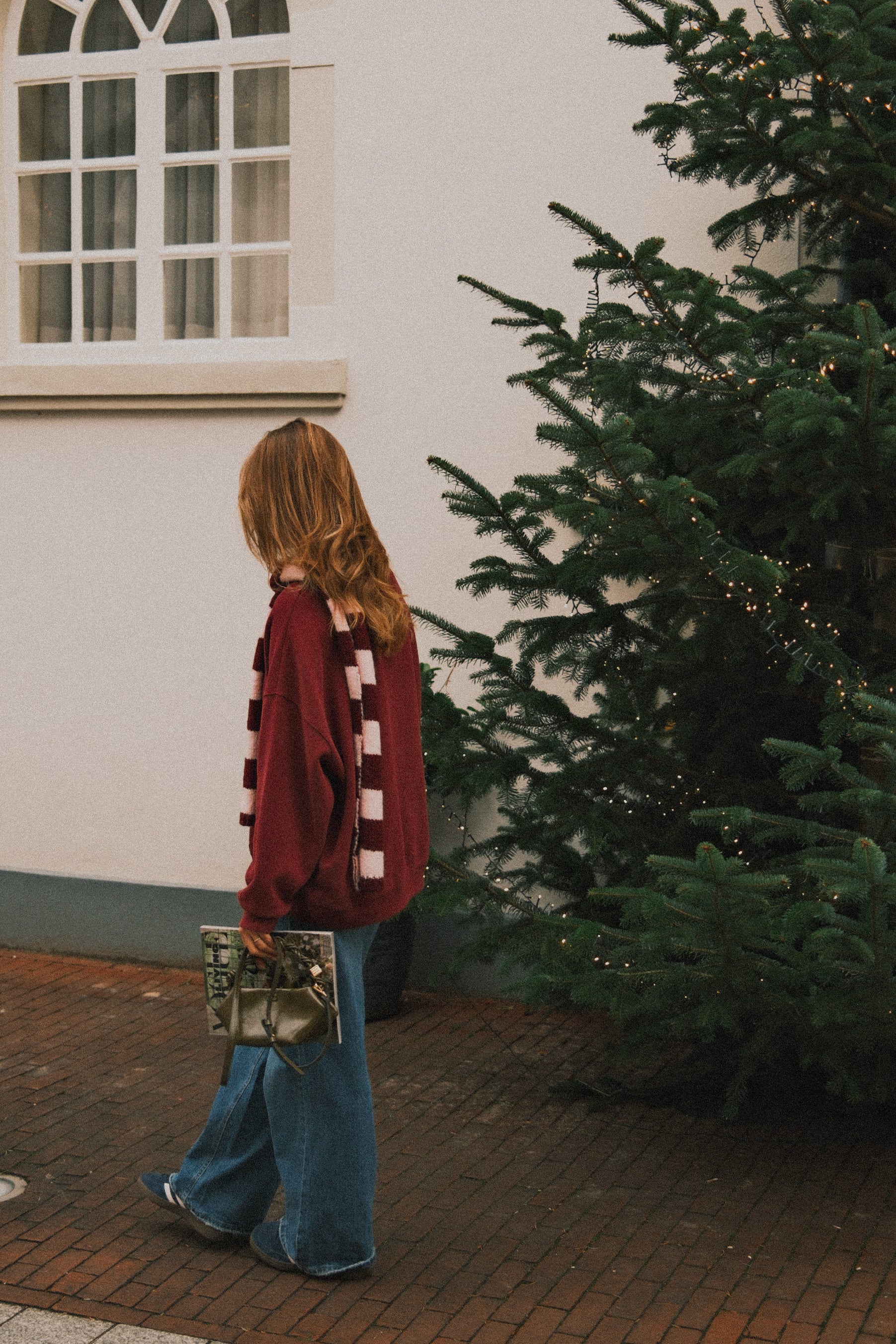 OVERSIZED WINTER SWEATER BORDEAUX