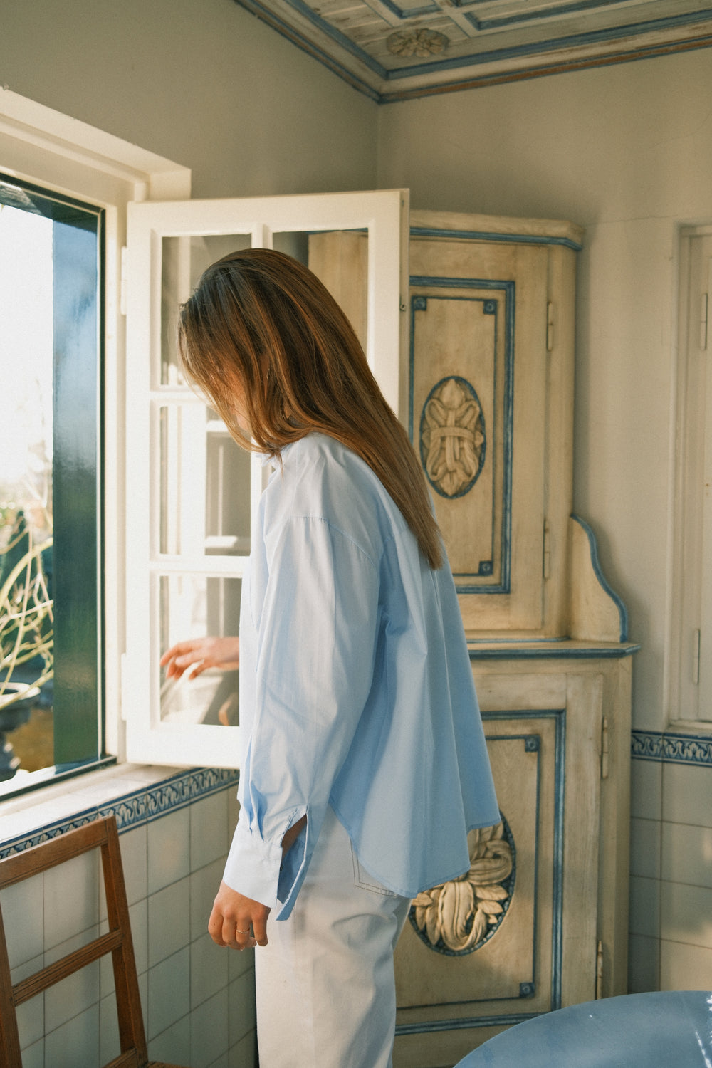 JULIA SHIRT LIGHT BLUE