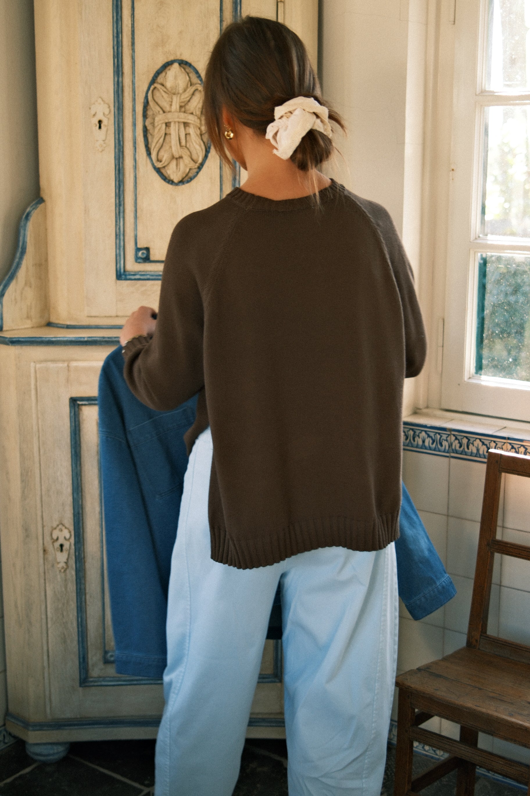 HAILEY COTTON PULL CHOCO