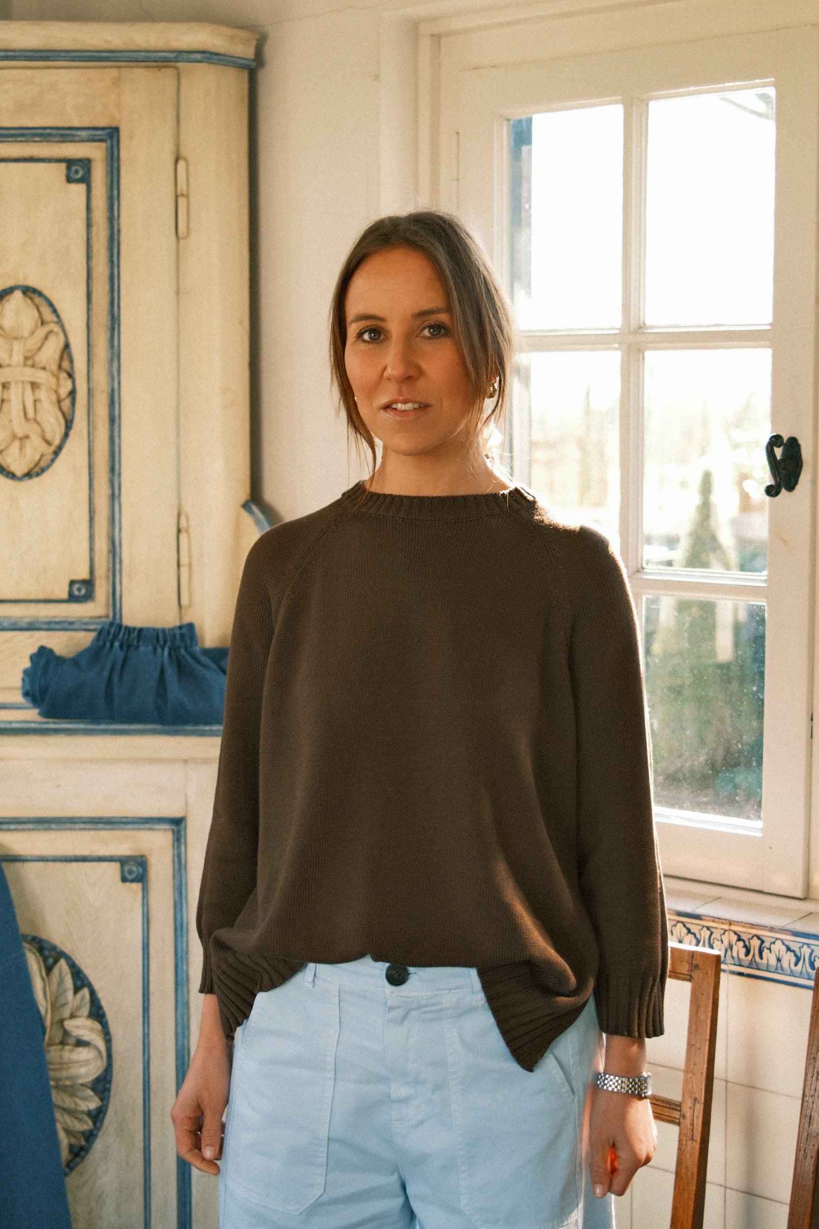 HAILEY COTTON PULL CHOCO