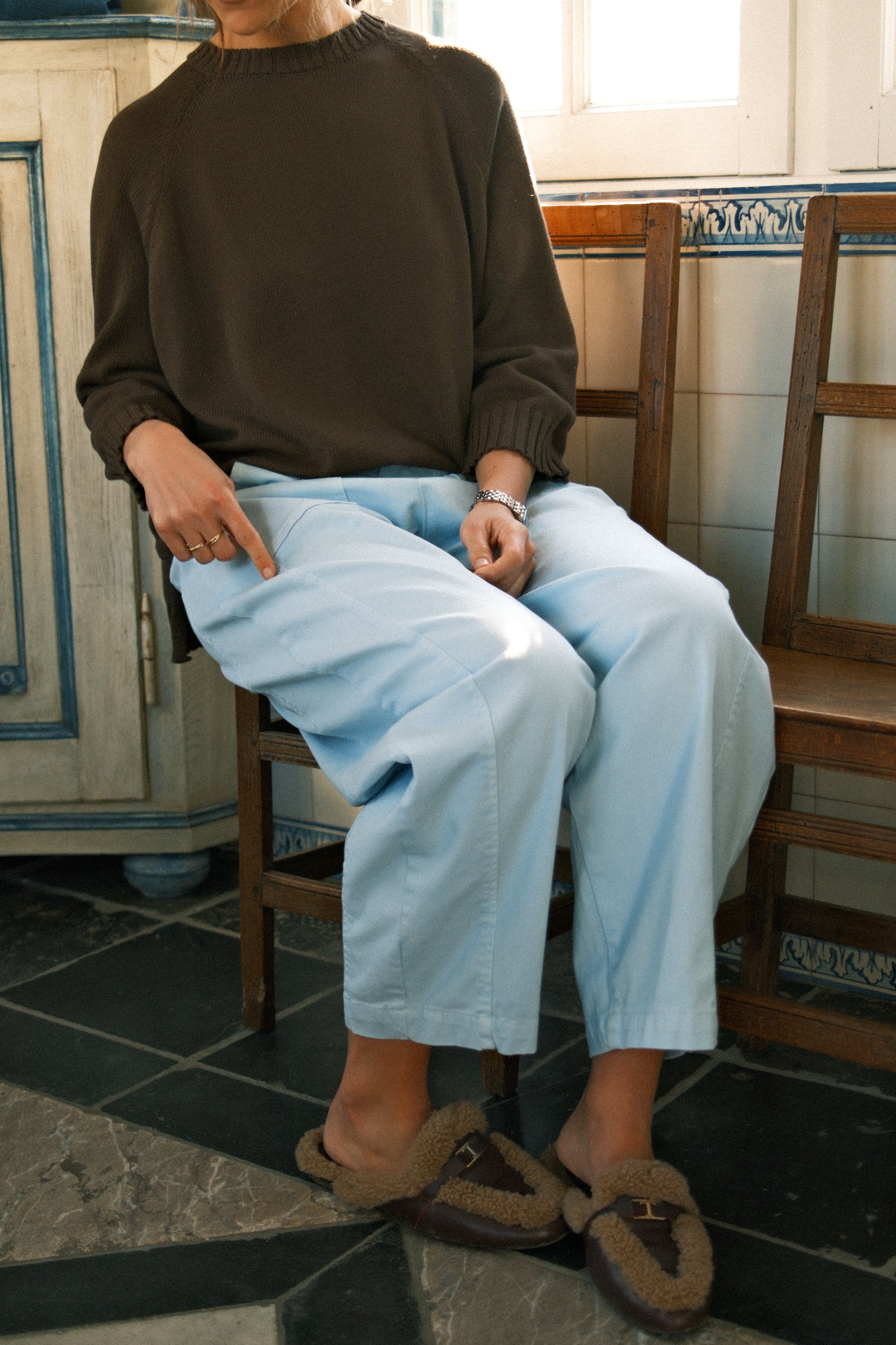 HAILEY COTTON PULL CHOCO