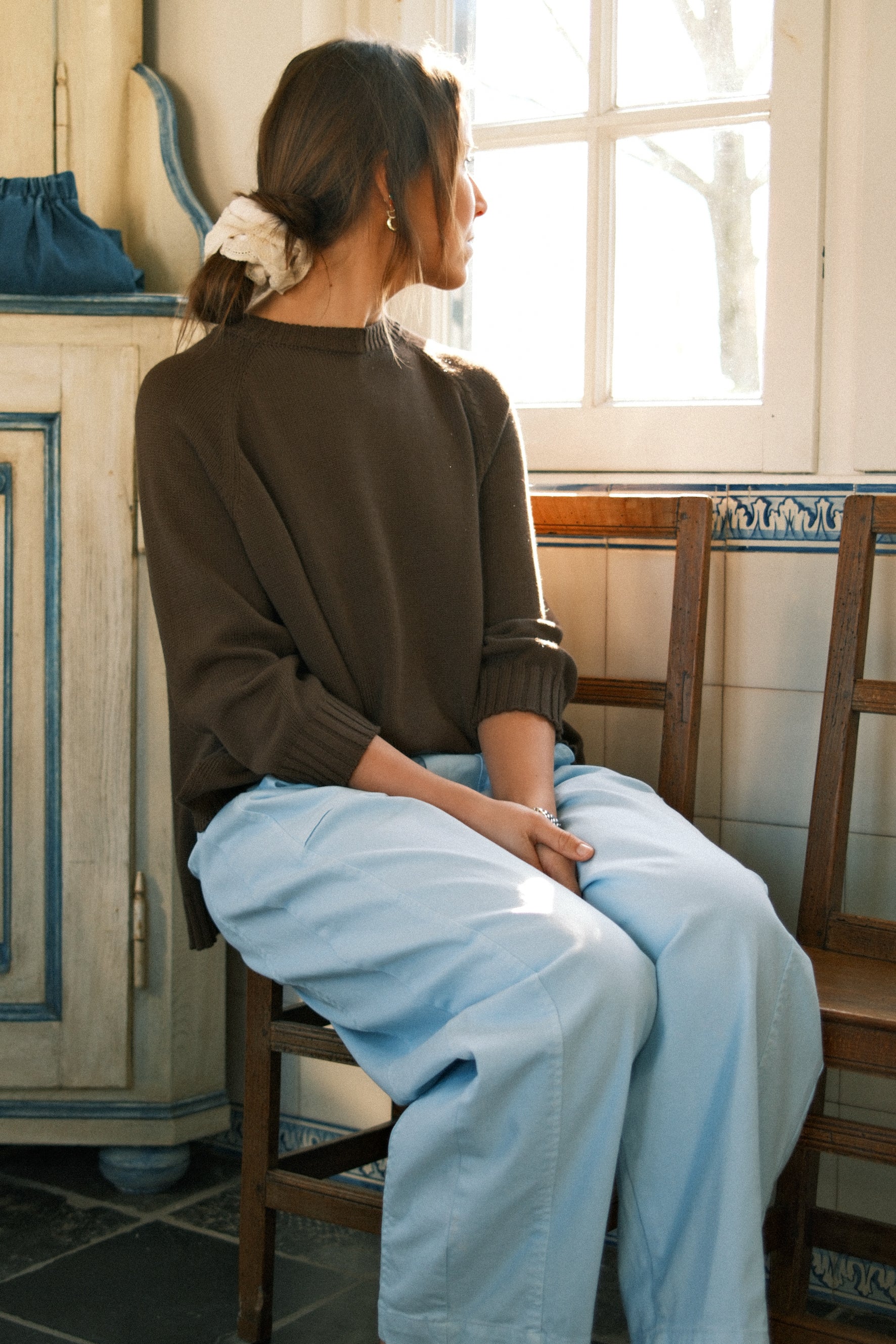 HAILEY COTTON PULL CHOCO