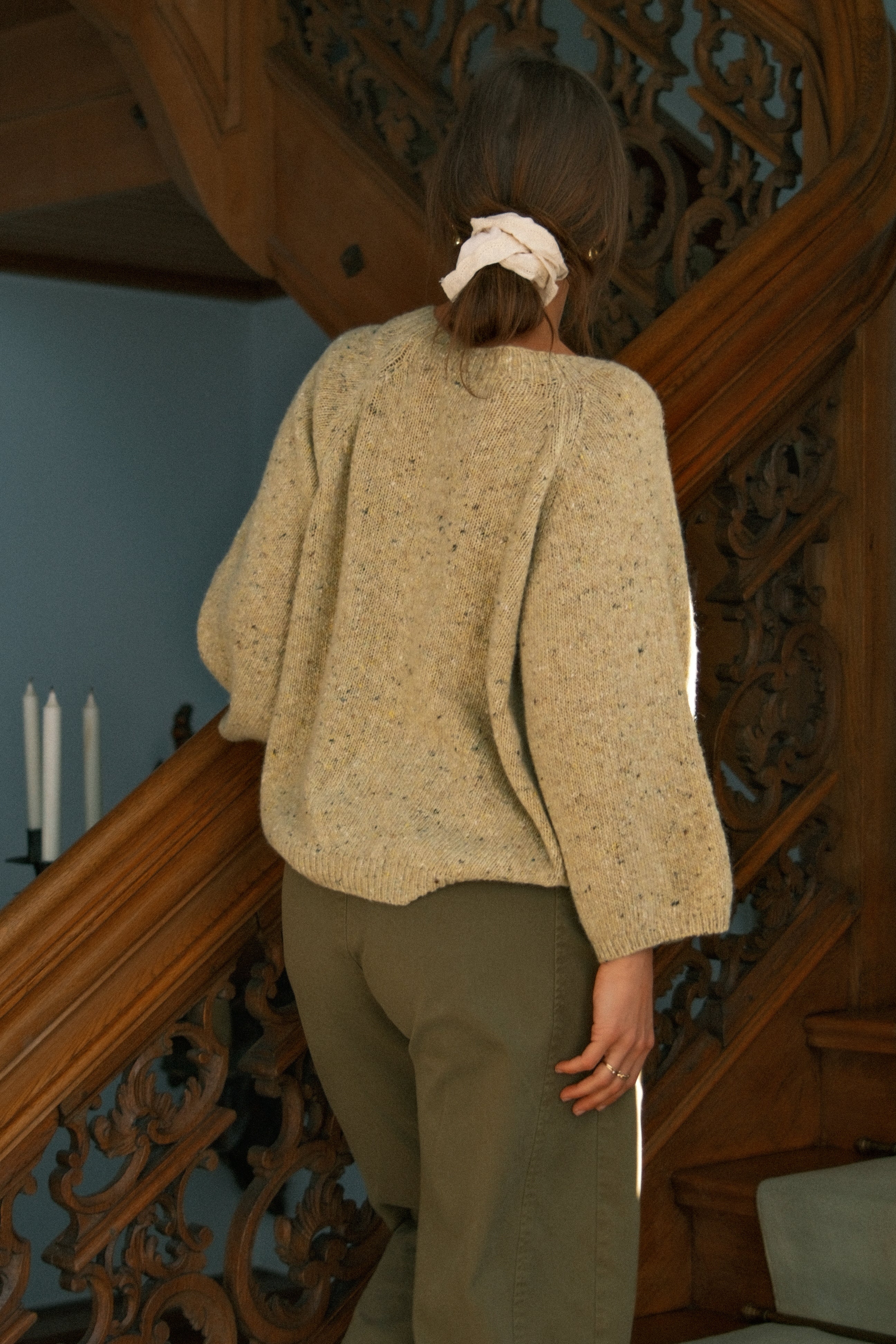 OLIVIA KNIT OLIVE GREEN