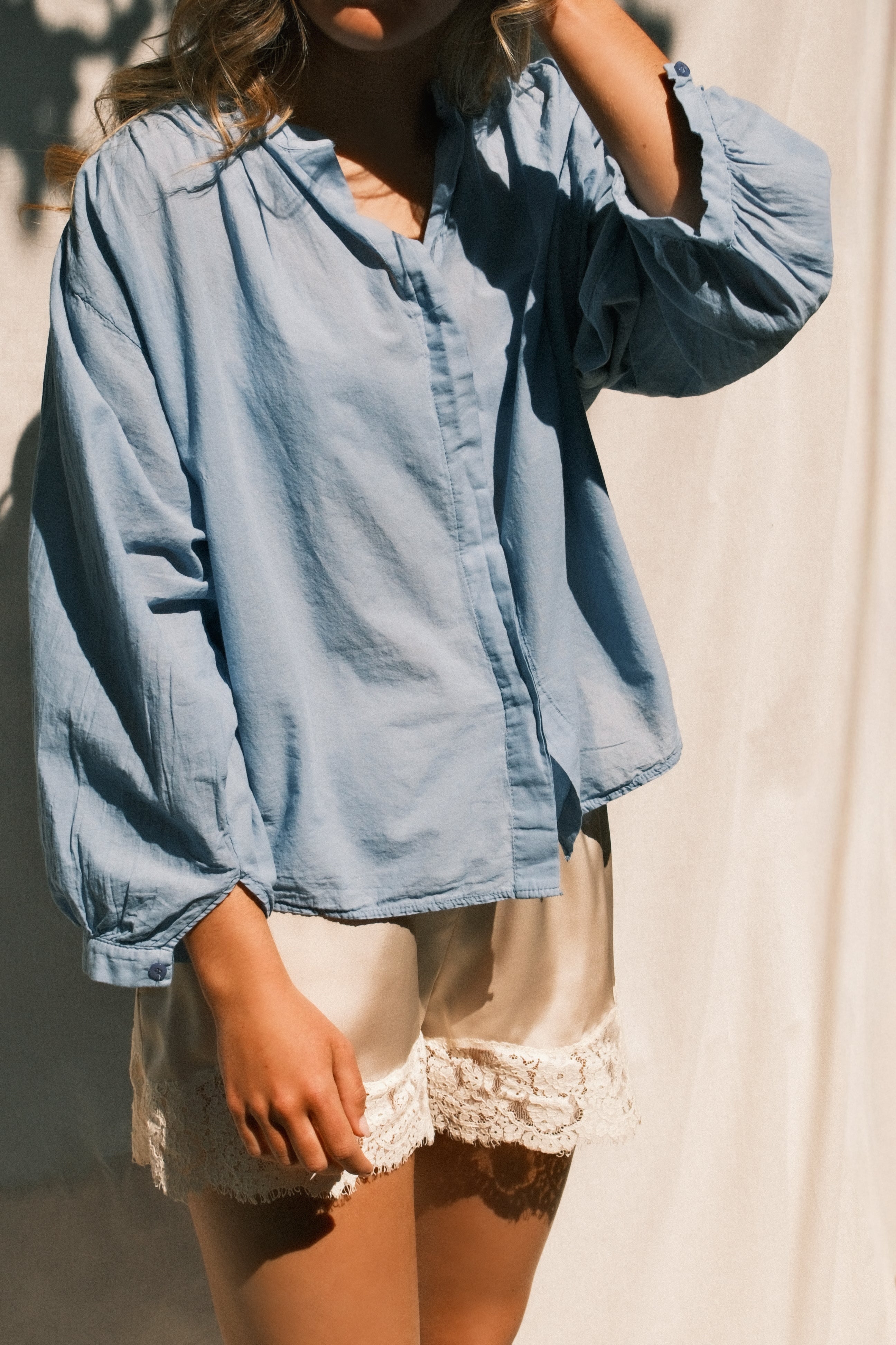 LACE SHORT ECRU
