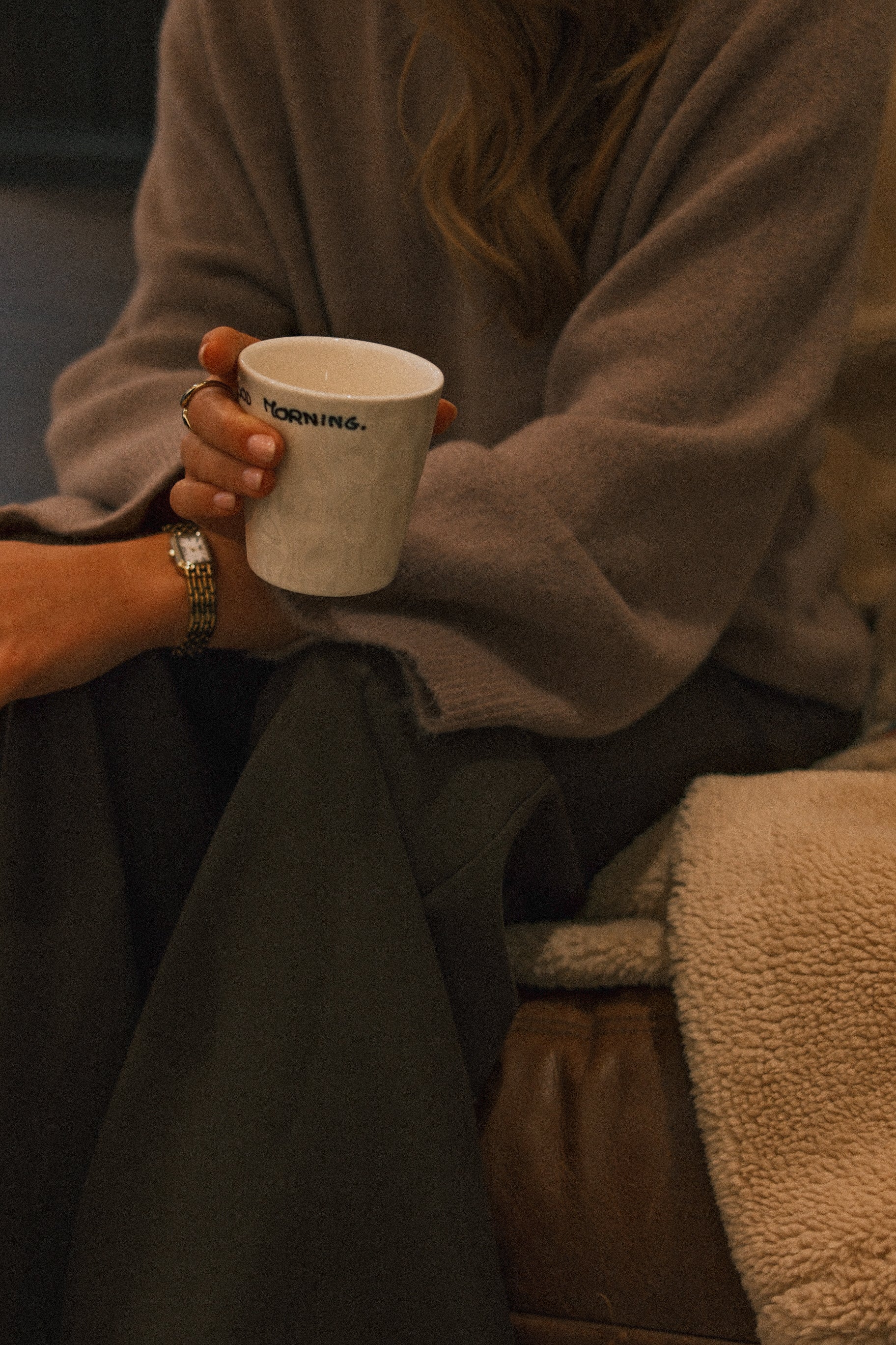 WIDE SLEEVE SARAH KNIT TAUPE