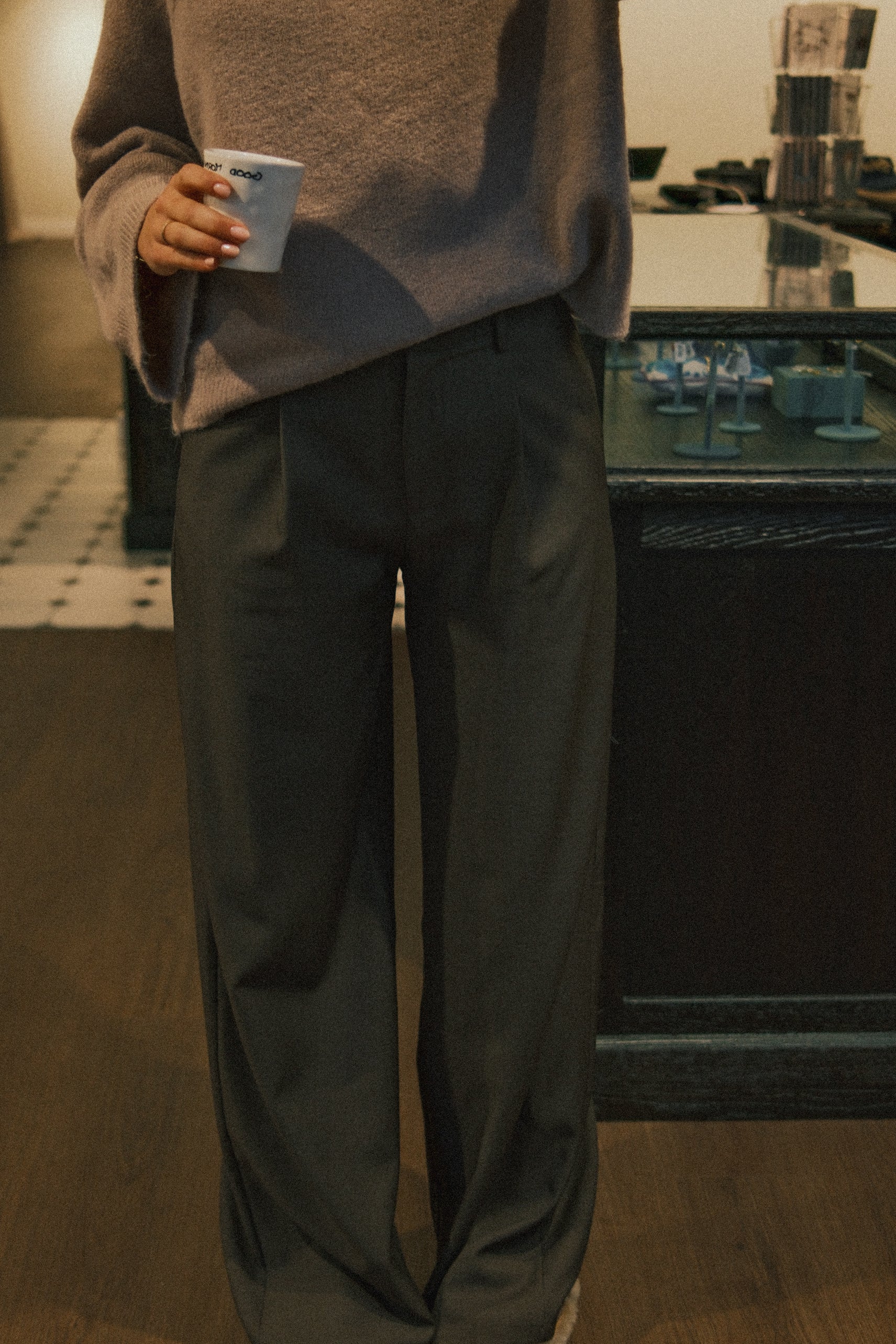 WIDE SLEEVE SARAH KNIT TAUPE