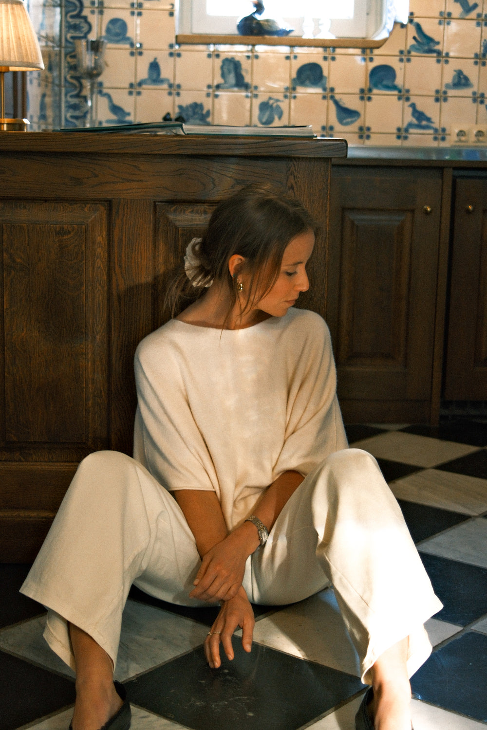 THE LILY KNIT ECRU