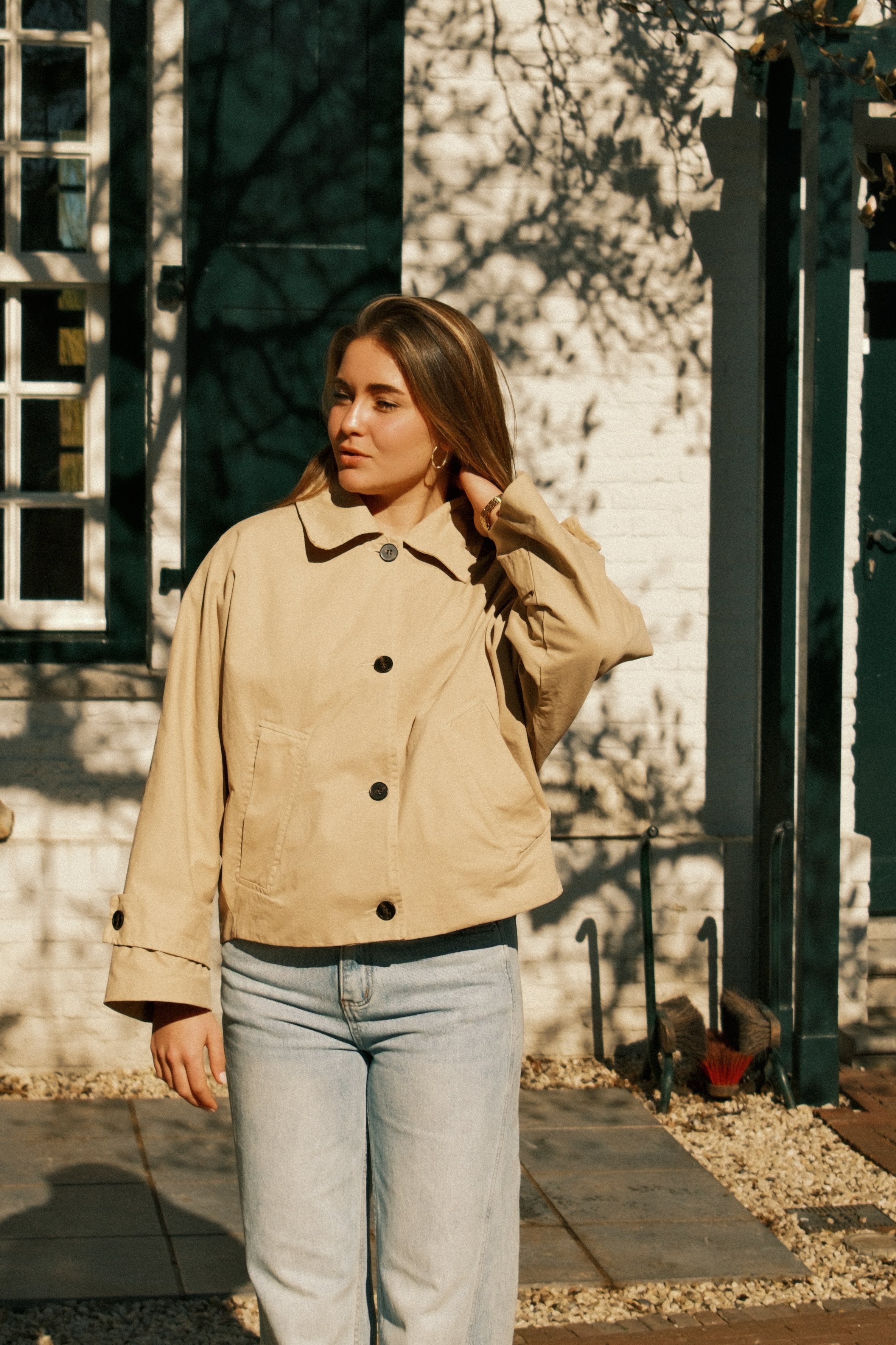 SIGNATURE SPRING COAT BEIGE