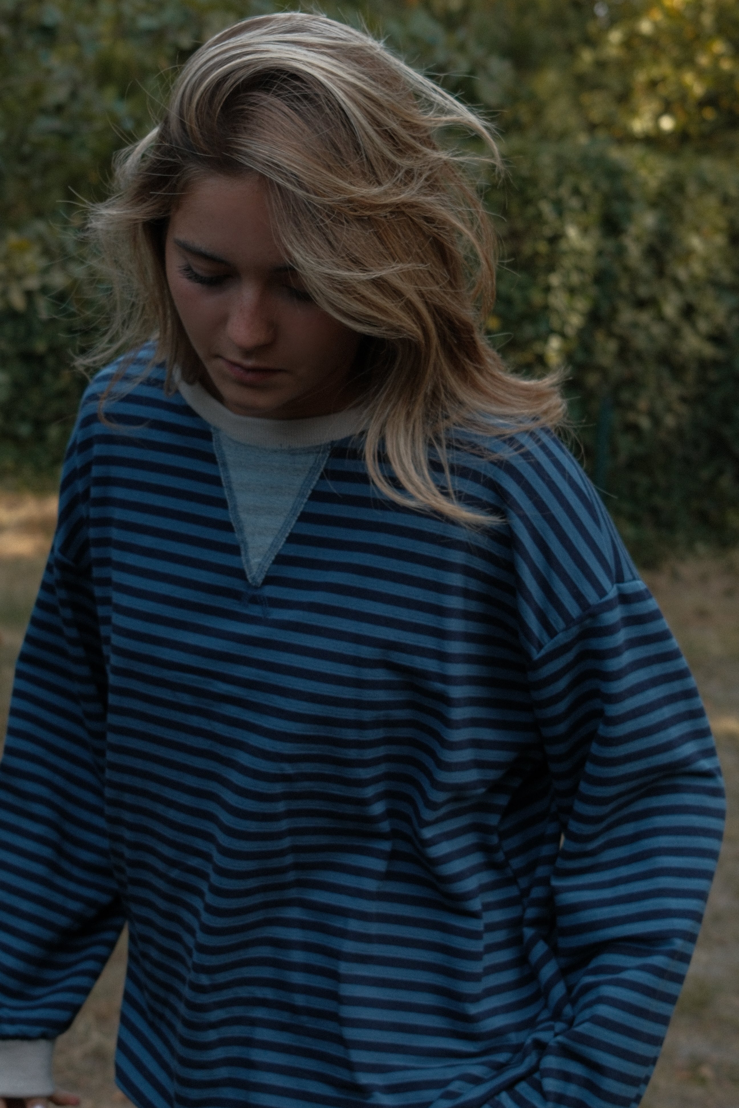 ANNIE SWEATER STRIPED NAVY