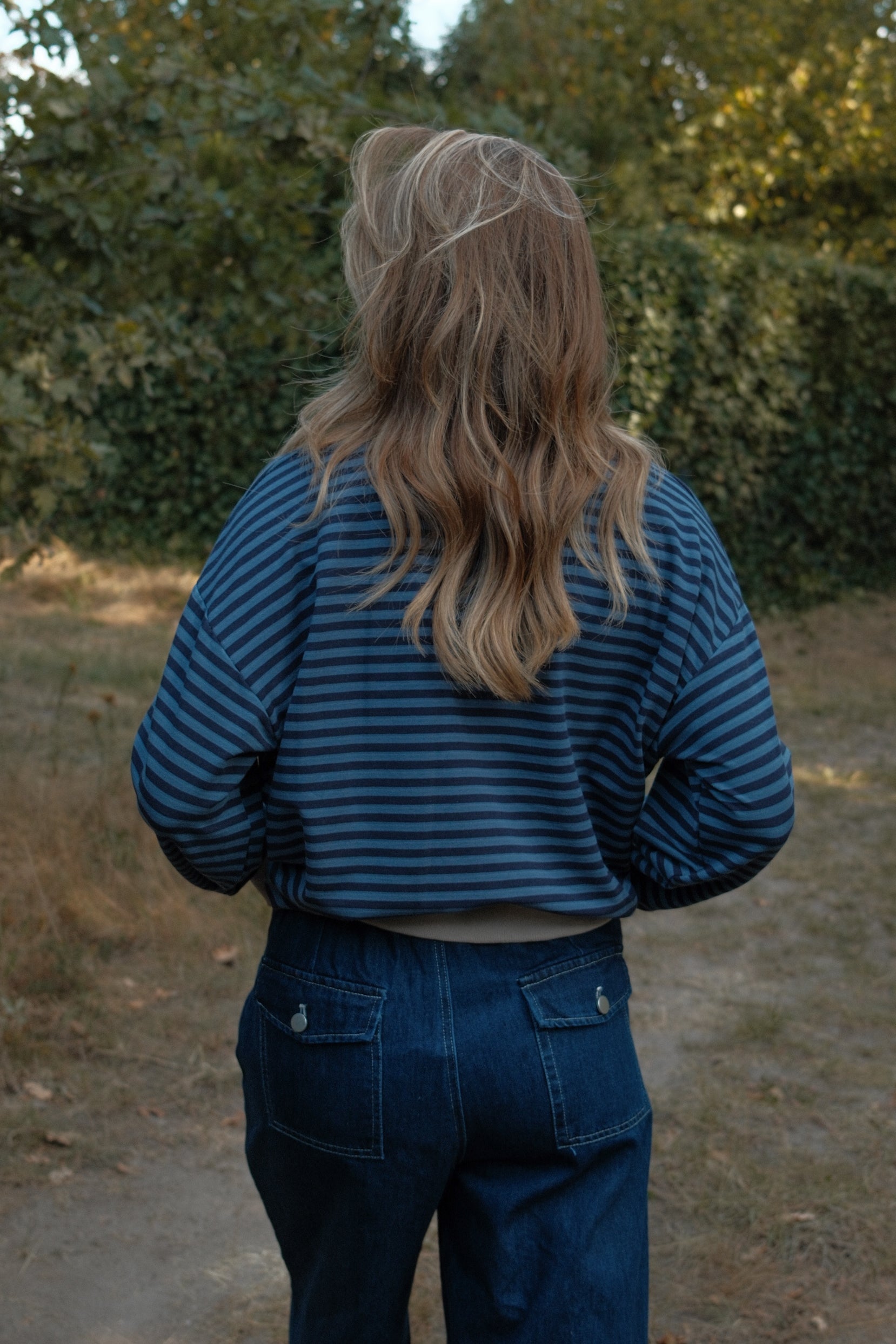 ANNIE SWEATER STRIPED NAVY